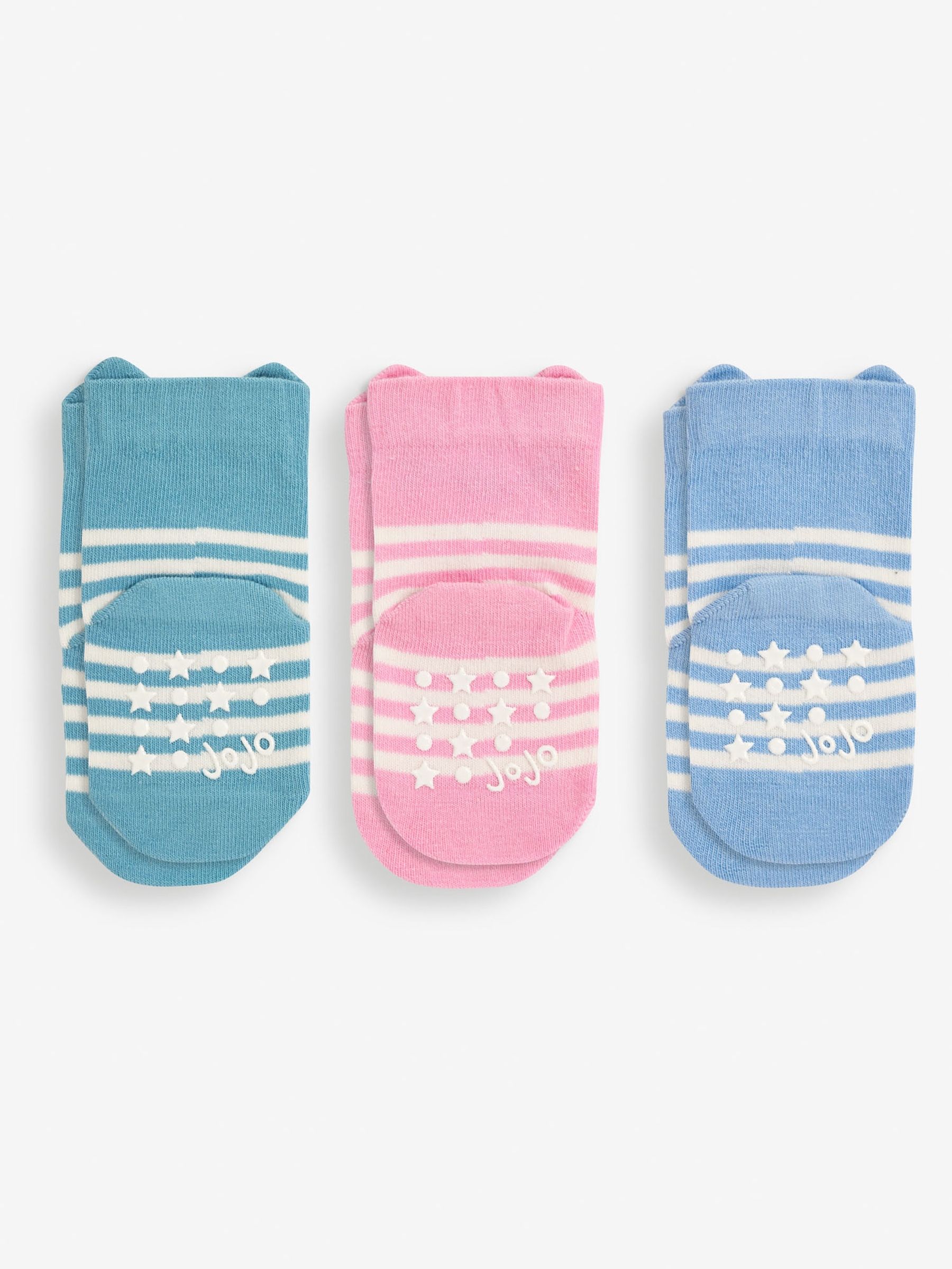 Multi 3-Pack Cat Socks - Image 2 of 2