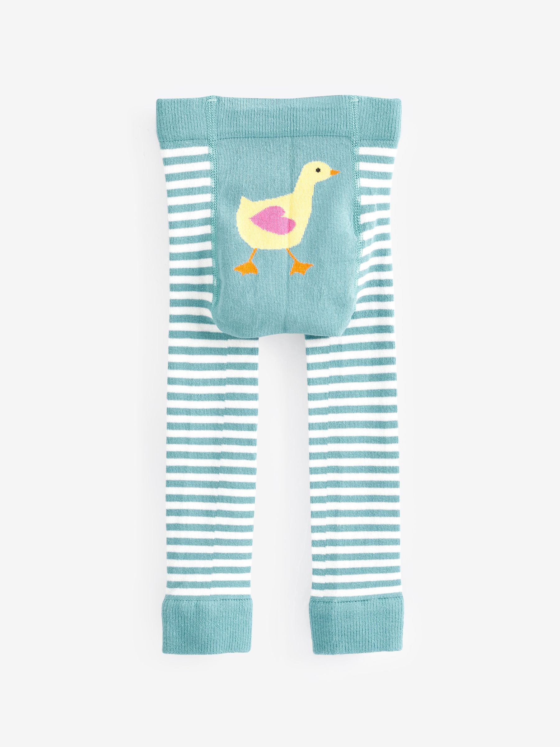 Duck Egg Striped Leggings - Image 1 of 3