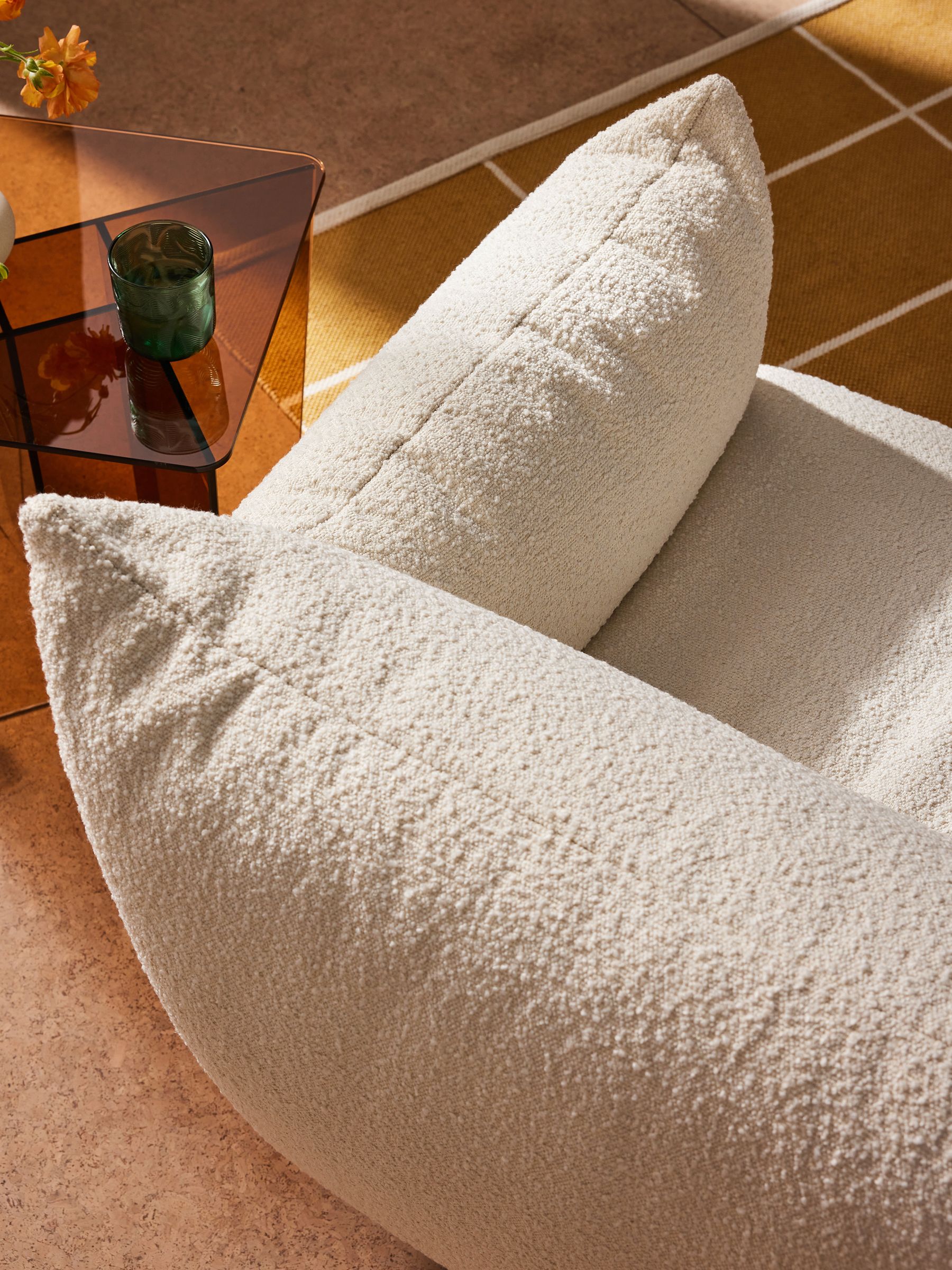 Jude Accent Chair in Ivory Boucle - Image 2 of 5