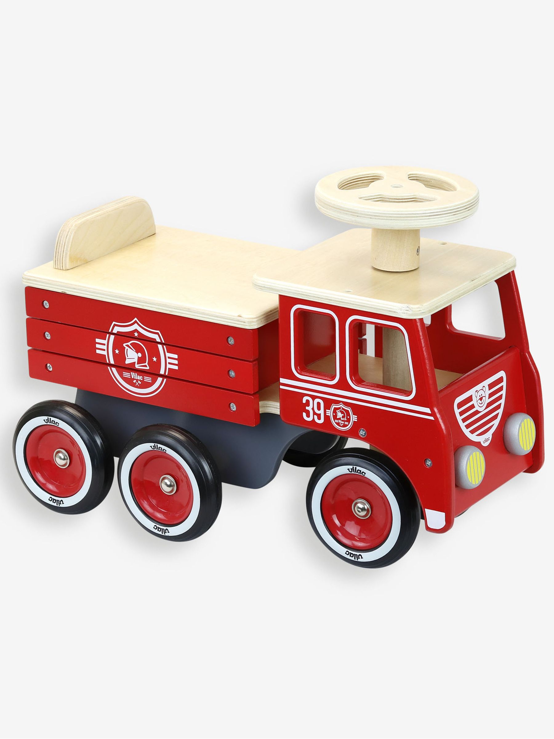 Vilac Ride-On Firetruck - Image 1 of 4