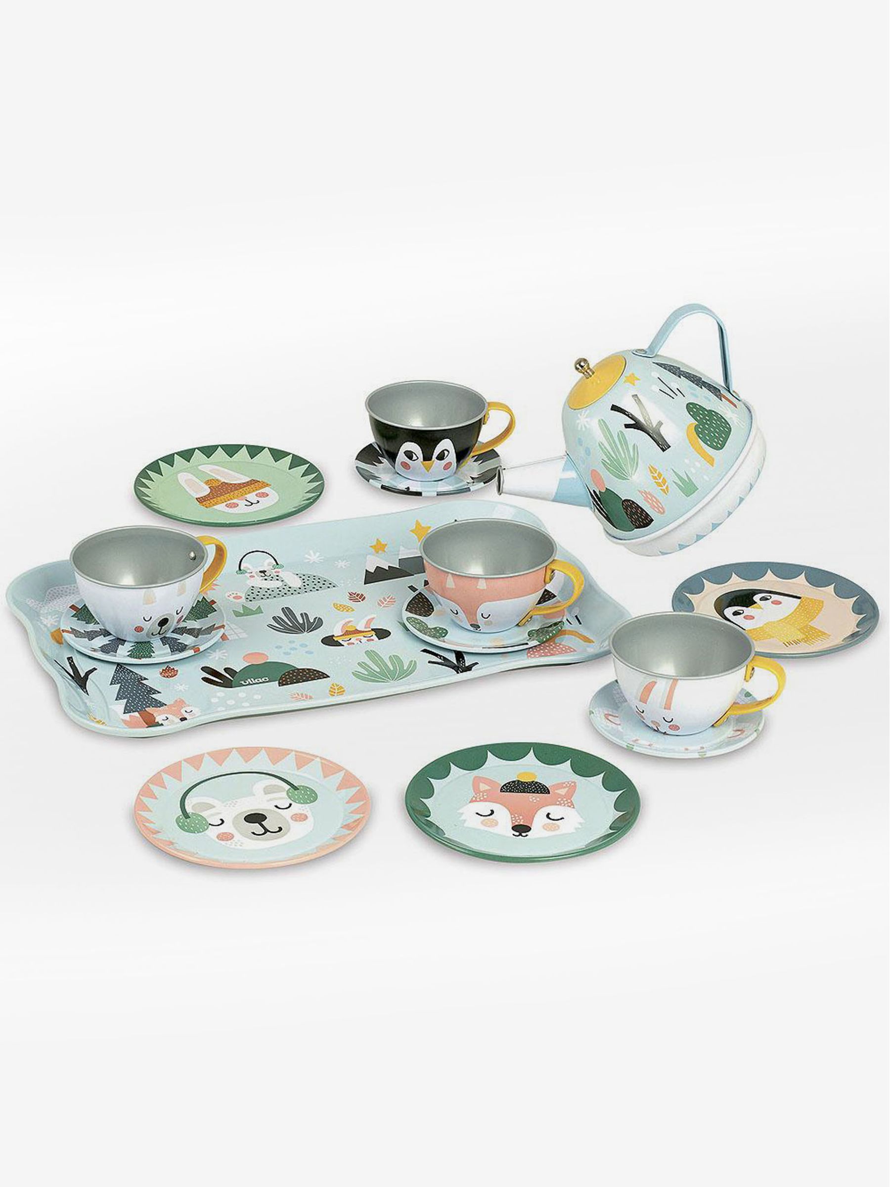 Vilac Iceland Dinette Musical Tin Tea Pot Set - Image 3 of 3