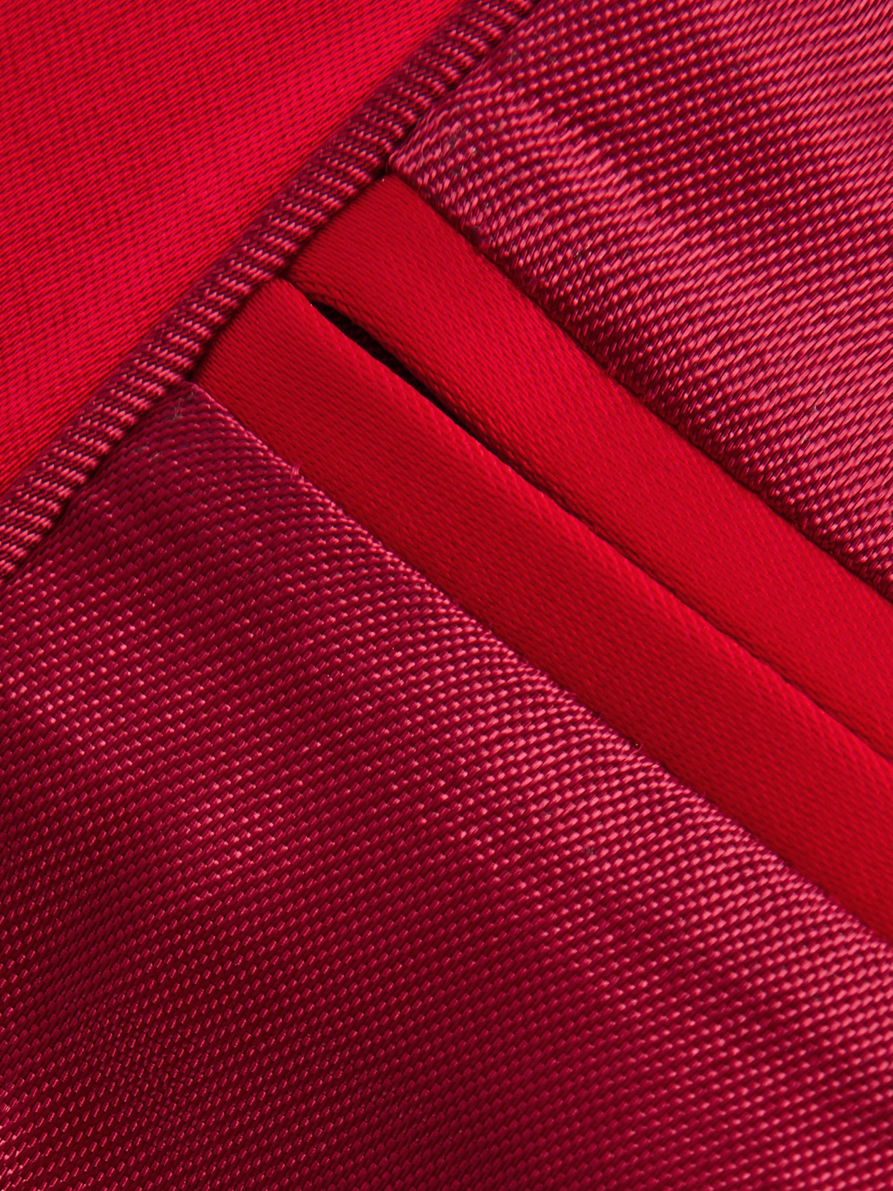 Satin Single Breasted Blazer in Red - Image 5 of 5