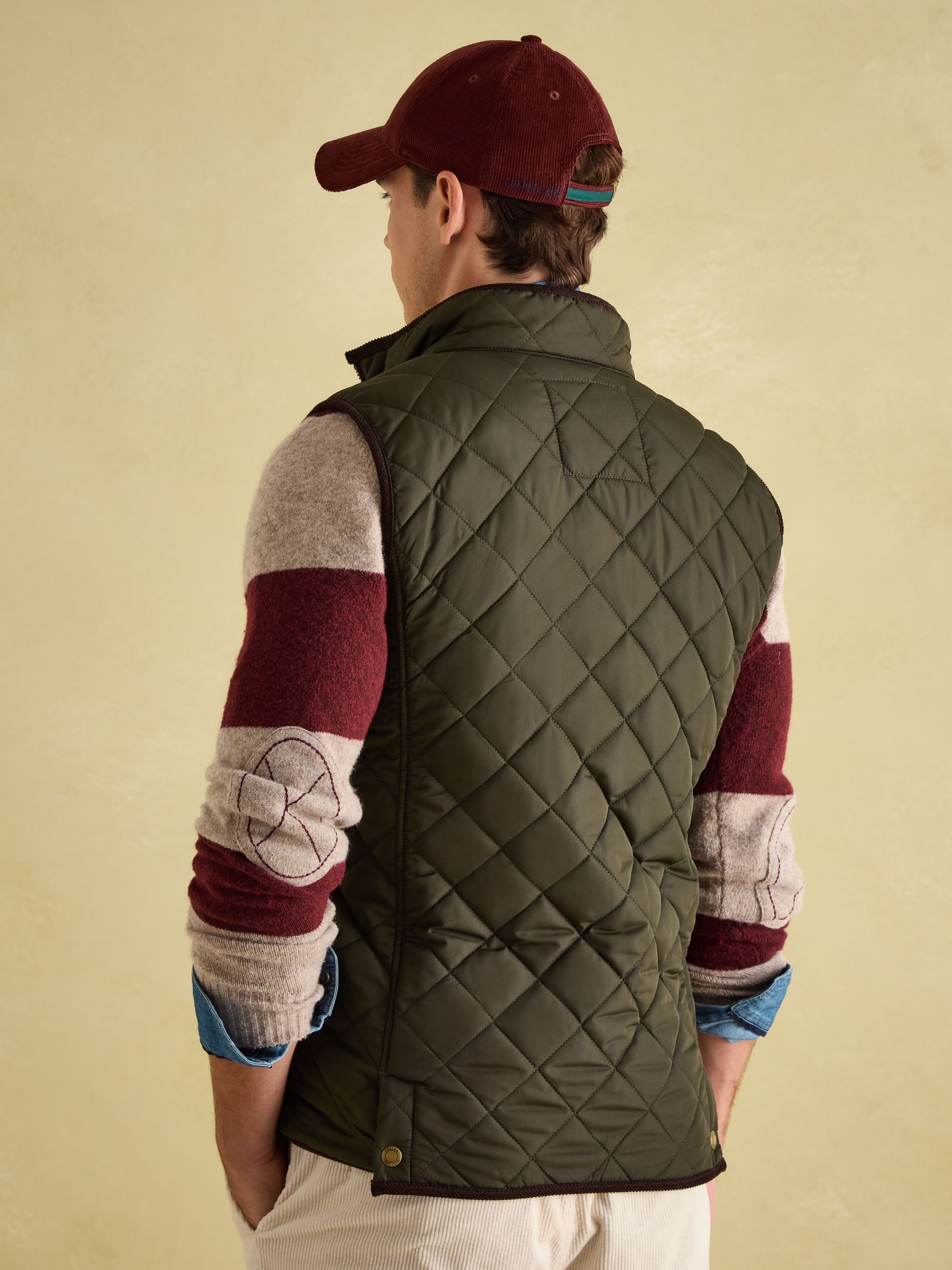 Maynard Green Diamond Quilted Gilet - Image 2 of 7