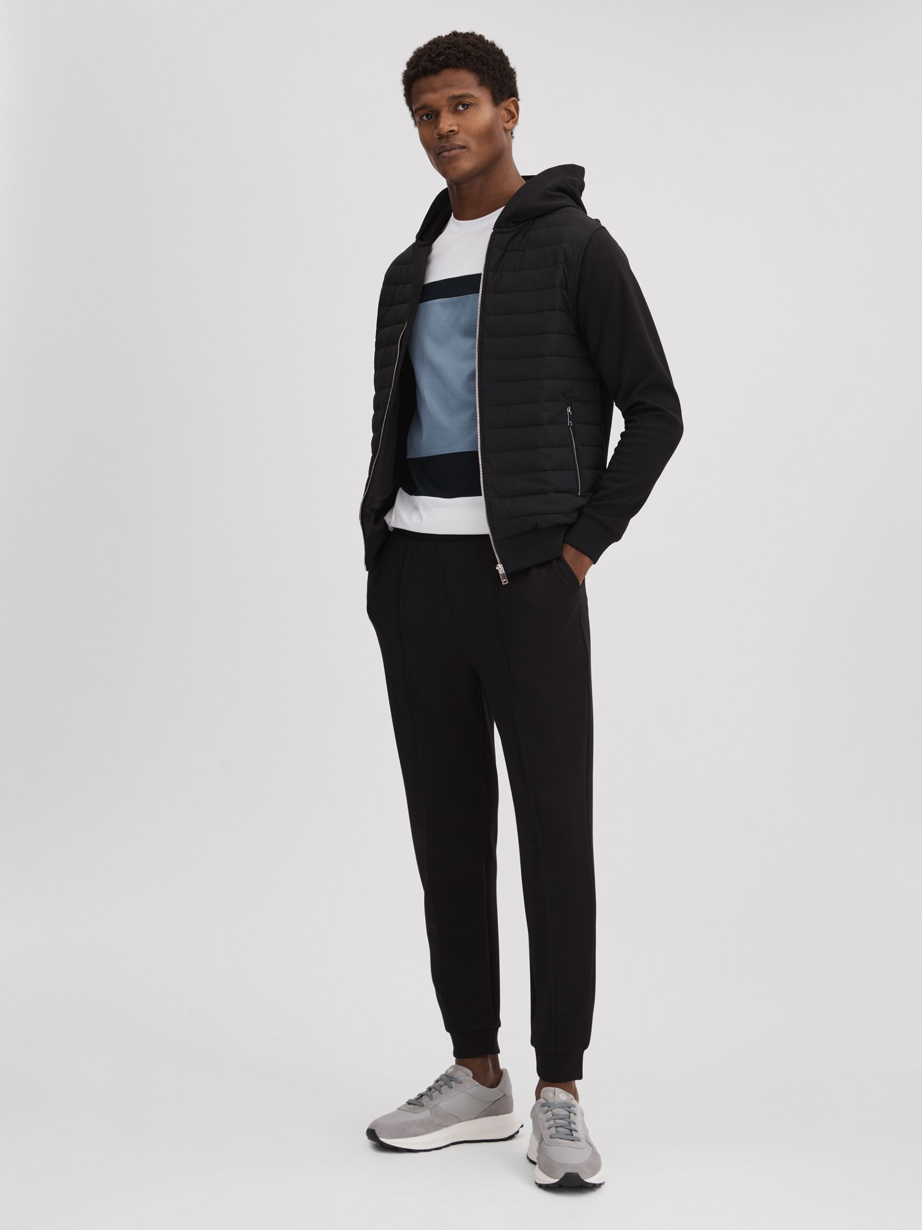 Unseen Footwear Suede Trinity Stamp Trainers in Grey/White - Image 3 of 5