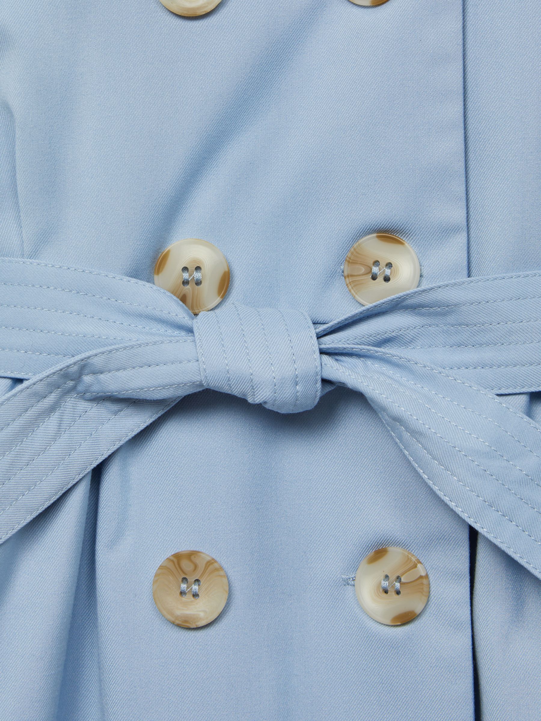 Senior Puff Sleeve Belted Dress in Blue - Image 6 of 6