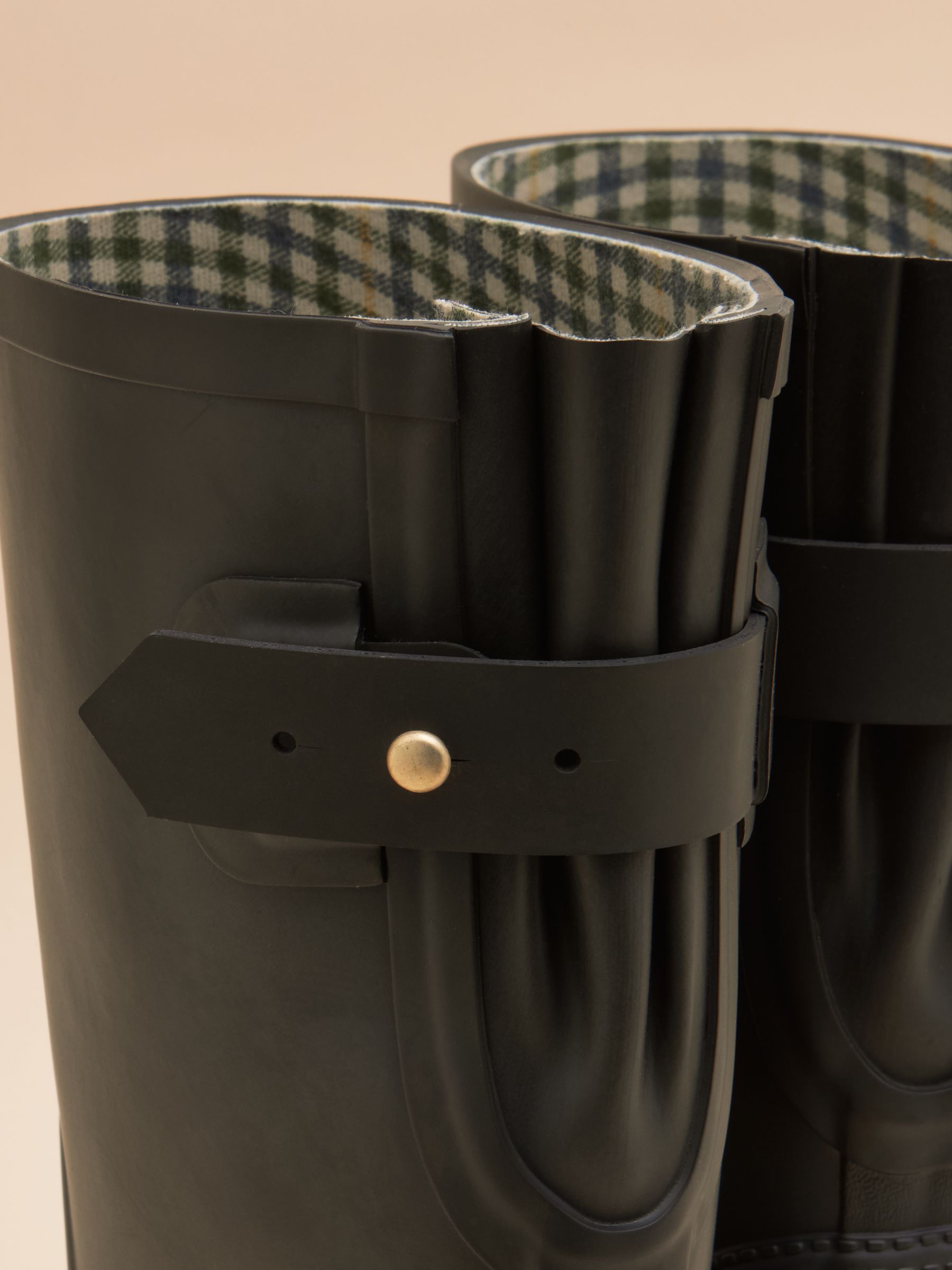 Wistow Black Adjustable Mid Calf Wellies - Image 6 of 6