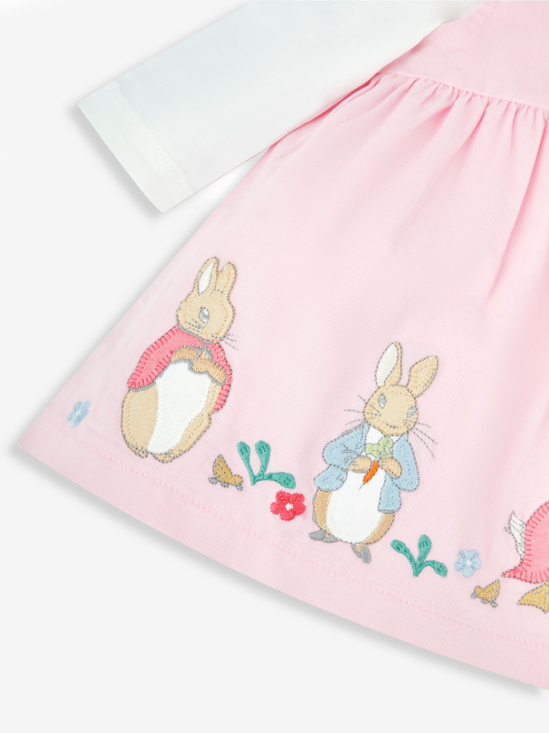 Pink Peter Rabbit Appliqué Baby Dress & Body Set - Image 8 of 8