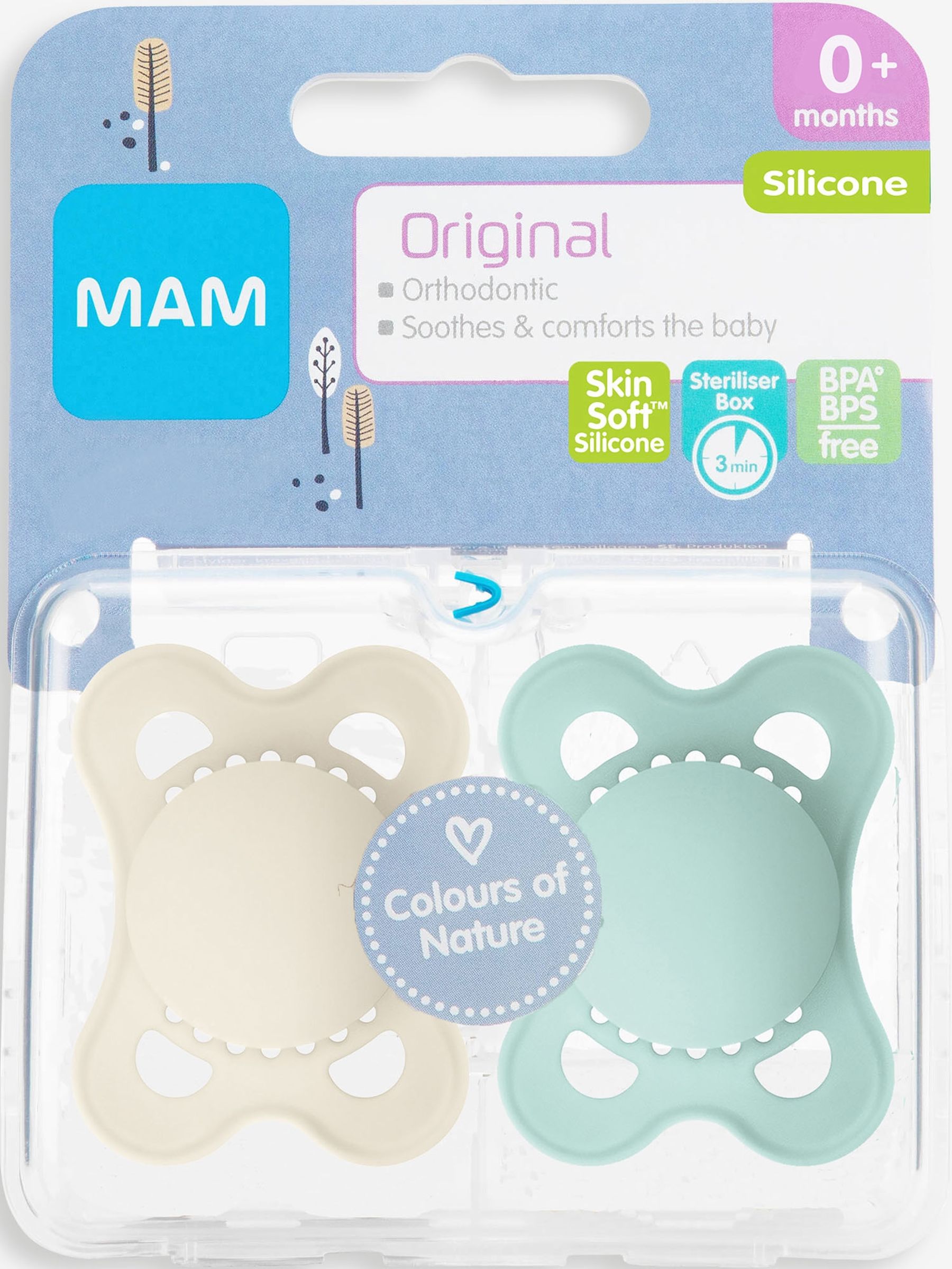 MAM Colours of Nature Soother 0+ Months - Image 1 of 5