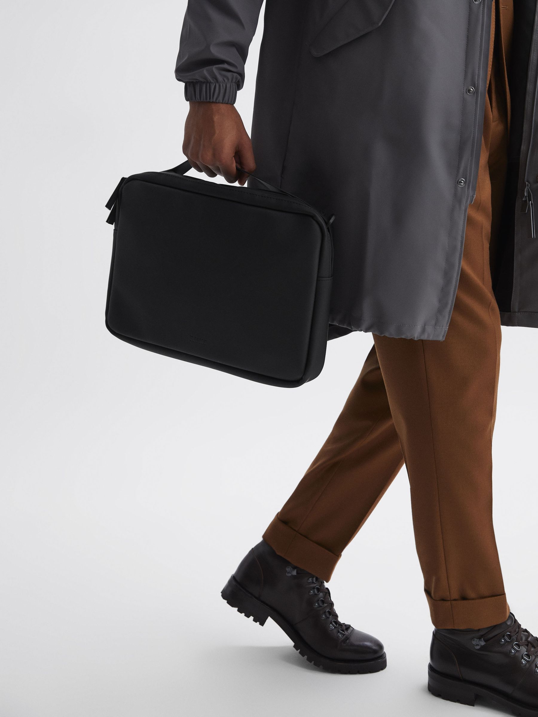 Rains Laptop Bag in Black - Image 2 of 5