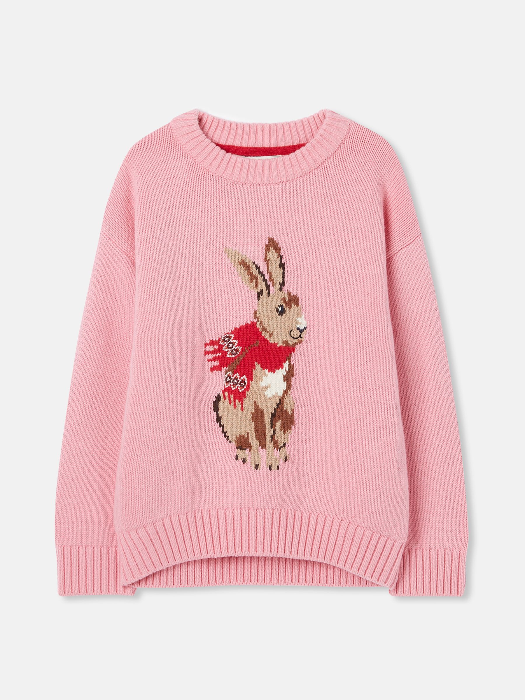 Hattie Pink Character Intarsia Knit Jumper - Image 3 of 7