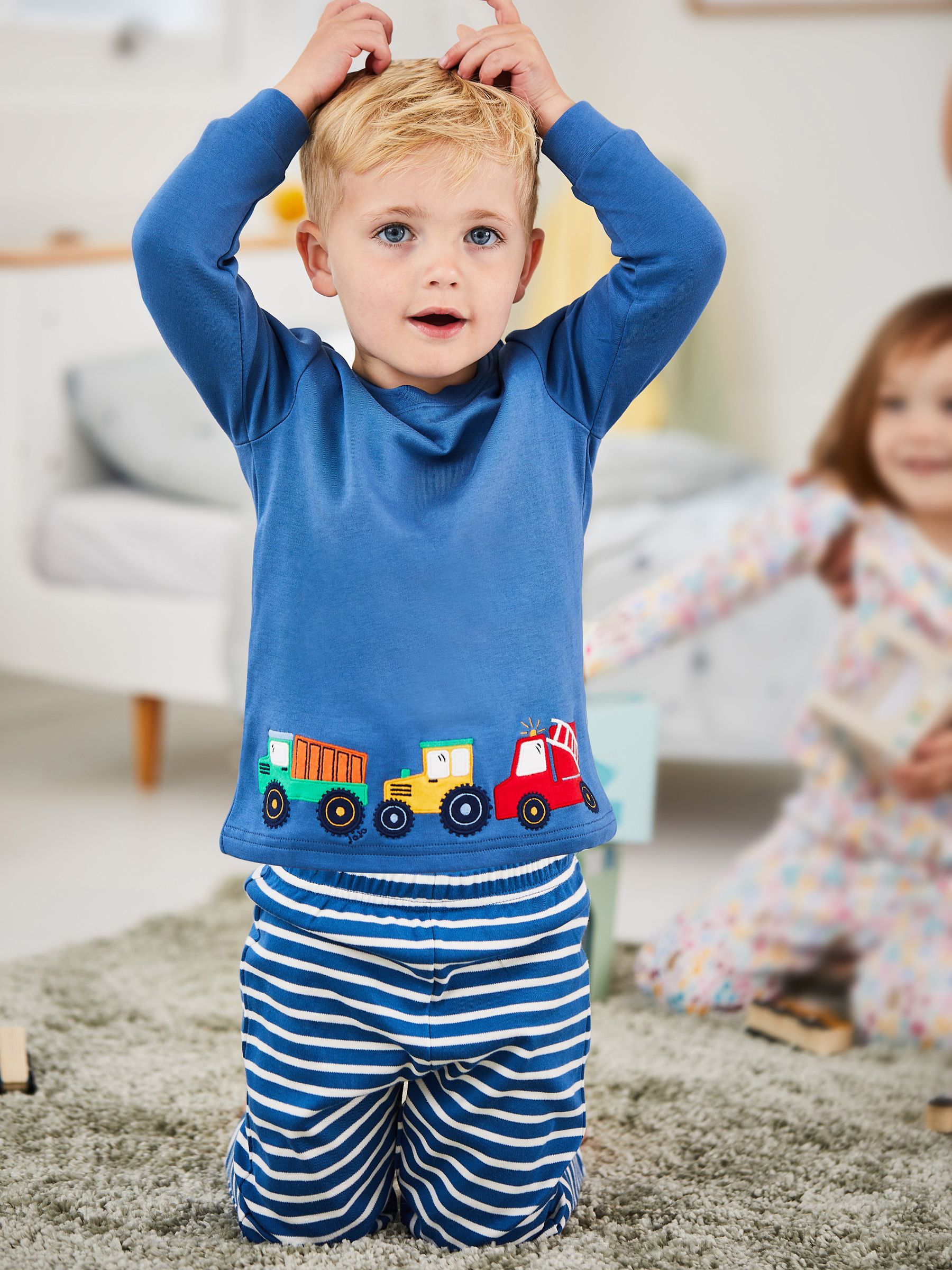 Indigo Boys' 2-Pack Transport Jersey Pyjamas - Image 11 of 11