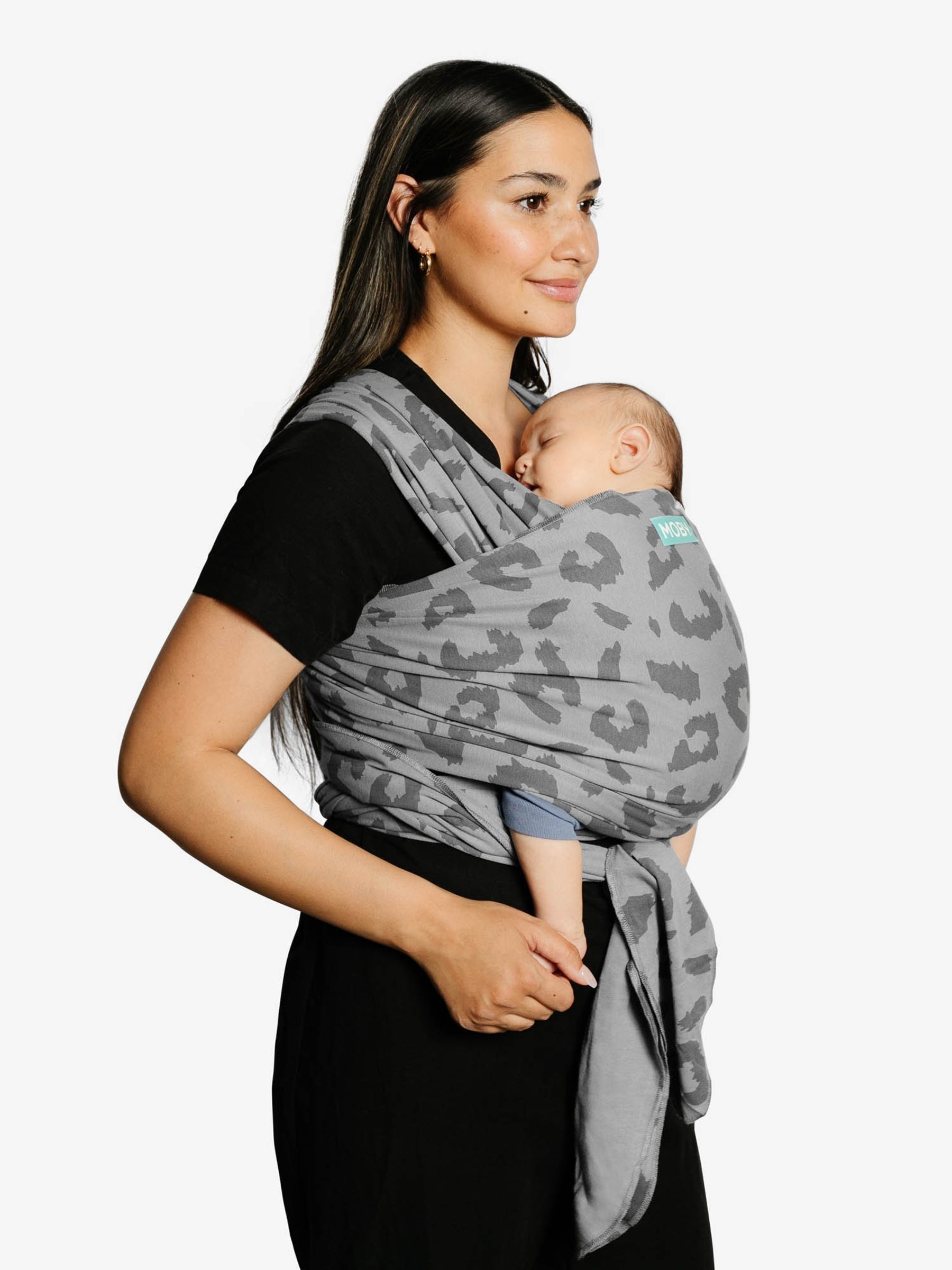 Moby Classic Wrap Night Leopard - Image 4 of 6