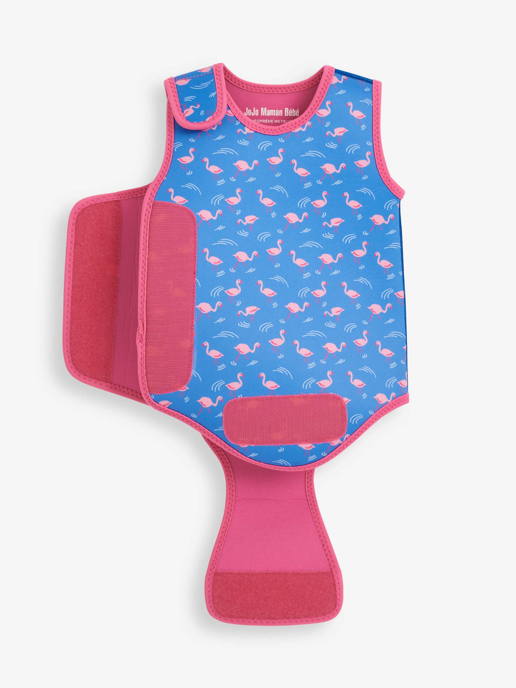 Blue Flamingo Print Baby Wetsuit - Image 3 of 4