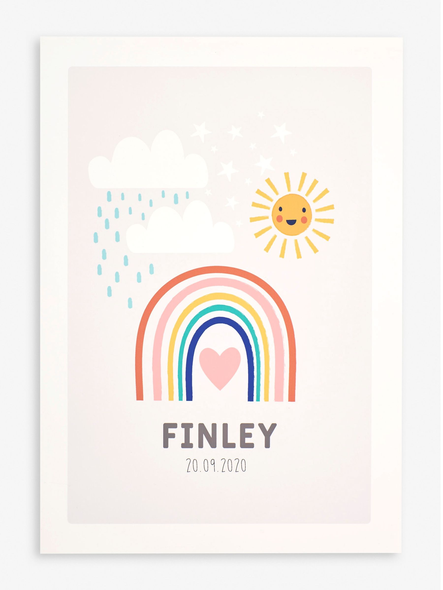 Personalised Rainbow Print - Image 1 of 1