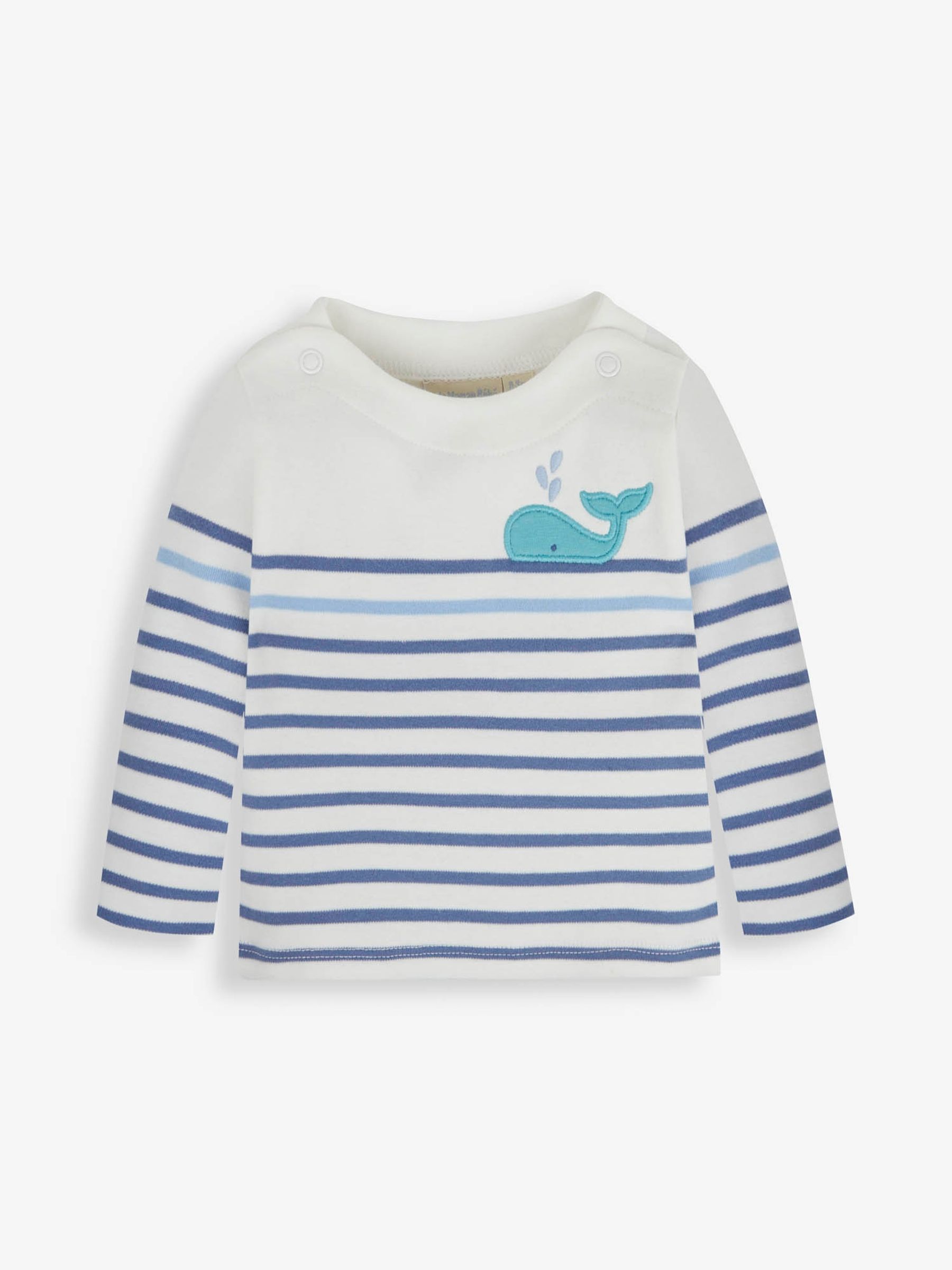 Indigo Blue Breton Top & Rib Leggings Set - Image 3 of 6