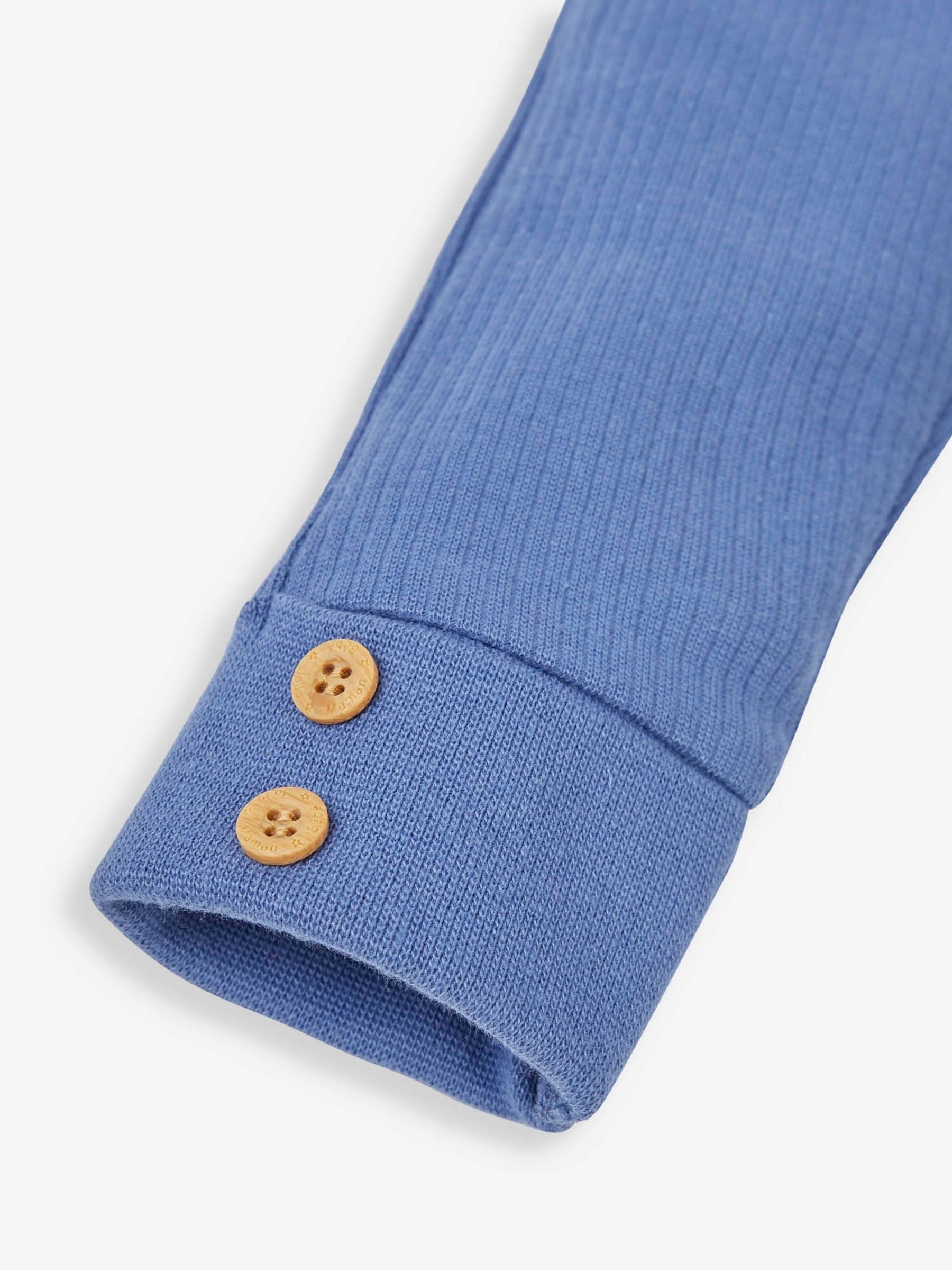 Indigo Blue Breton Top & Rib Leggings Set - Image 6 of 6