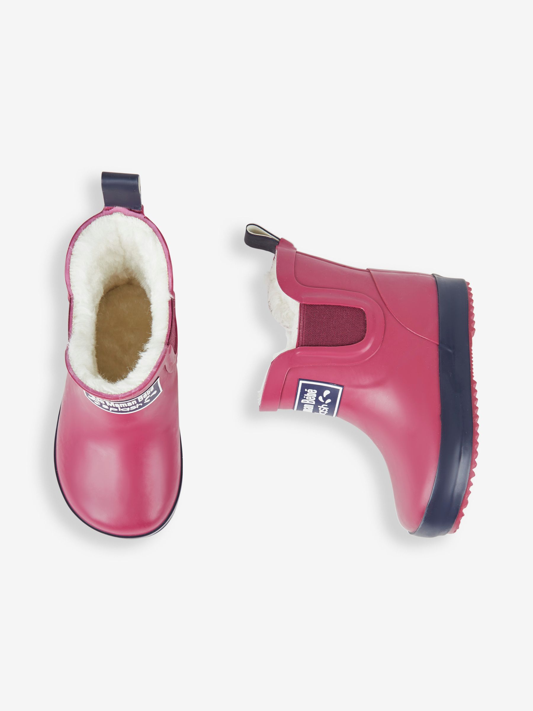 Berry Pink Cosy Lined Ankle Wellies - Image 5 of 7