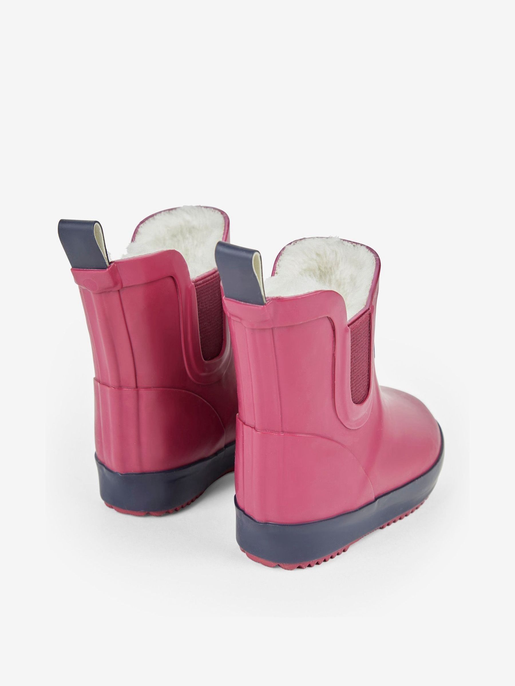Berry Pink Cosy Lined Ankle Wellies - Image 6 of 7