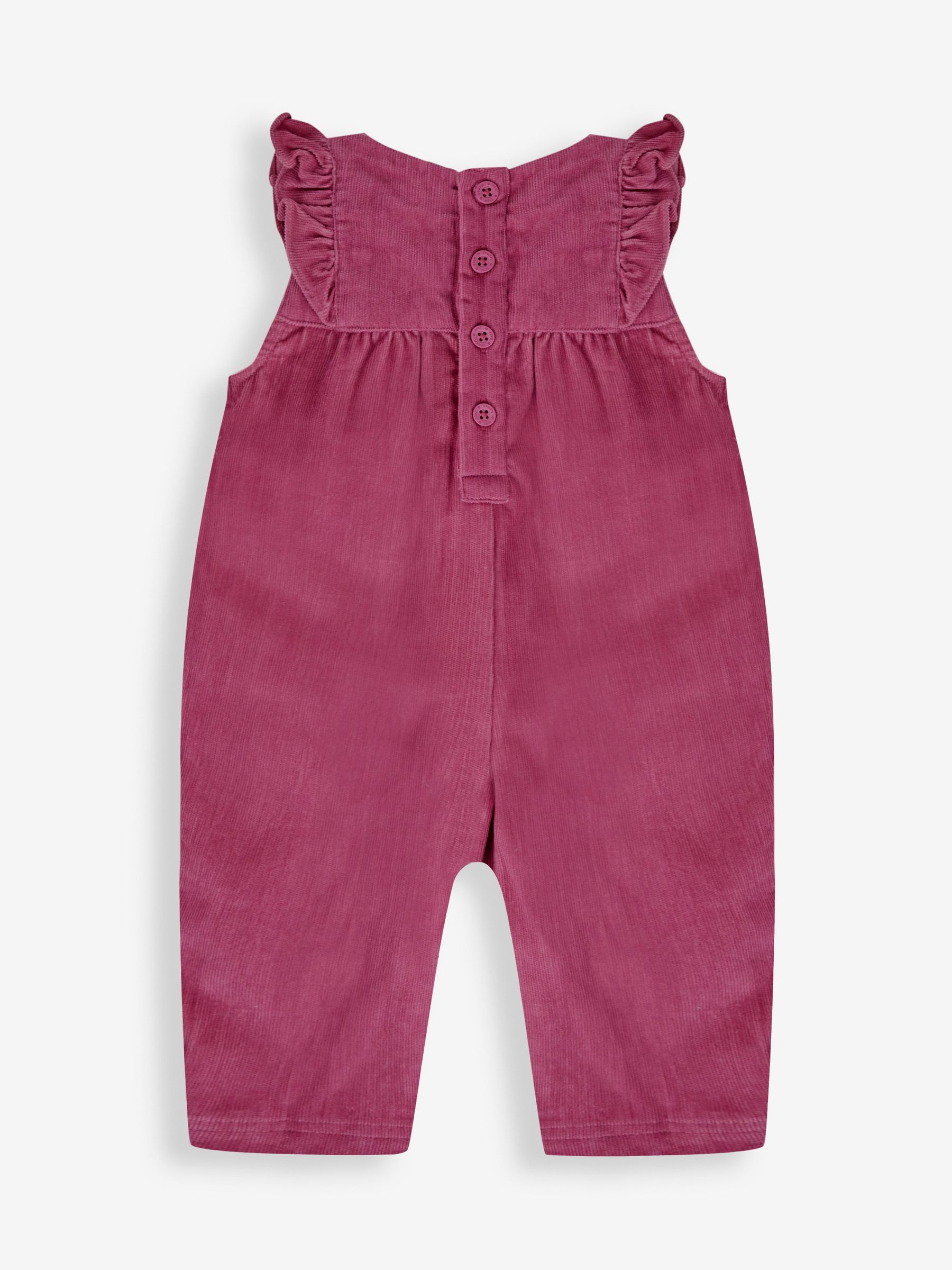 Rose Girls' Mouse Embroidered Cord Dungarees - Image 2 of 3