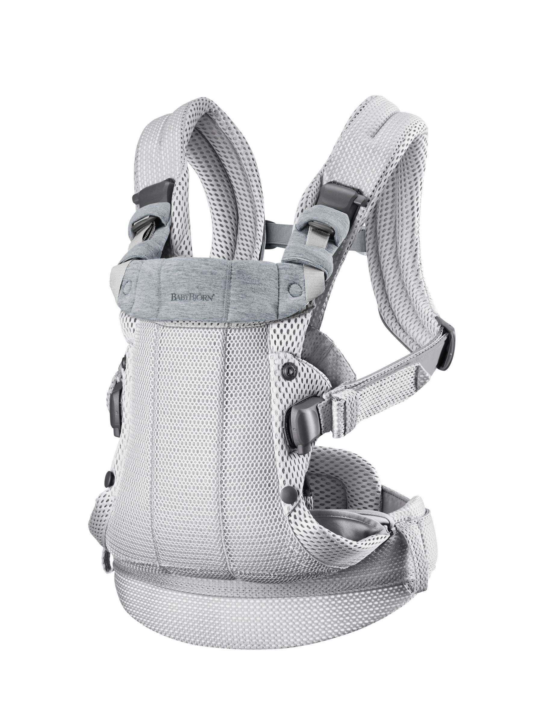 BabyBjörn Silver Baby Carrier Harmony 3D Mesh Silver - Image 4 of 4