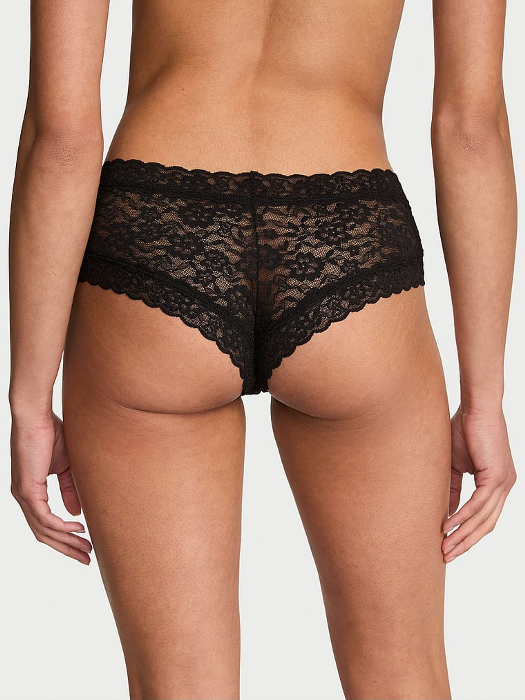 Black Angel Wings Cheeky Sparkle Knickers - Image 2 of 2