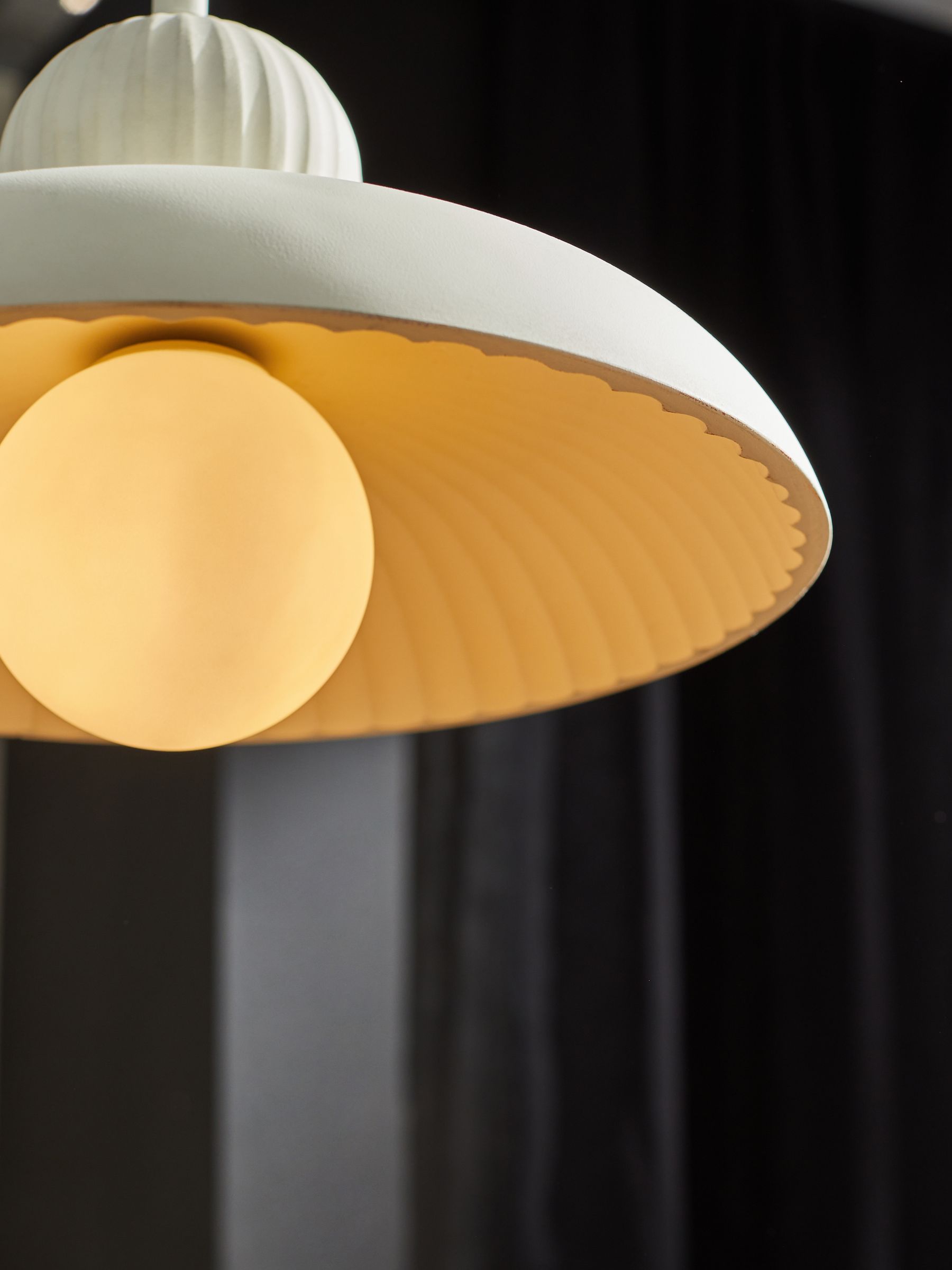 Eliya Pendant Ceiling Light in White - Image 2 of 4