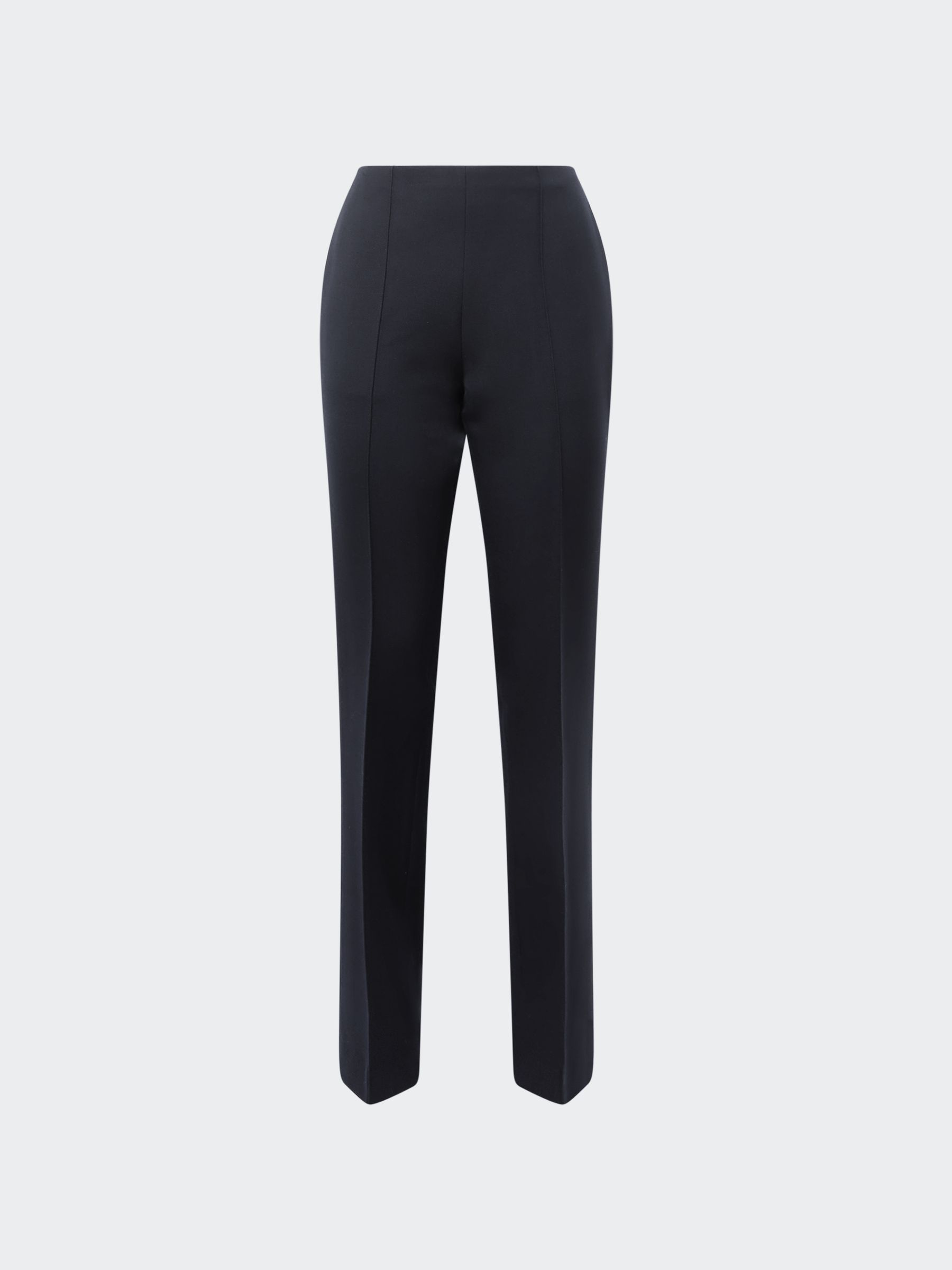 Wool Flared Suit Trousers in Navy - Image 2 of 5