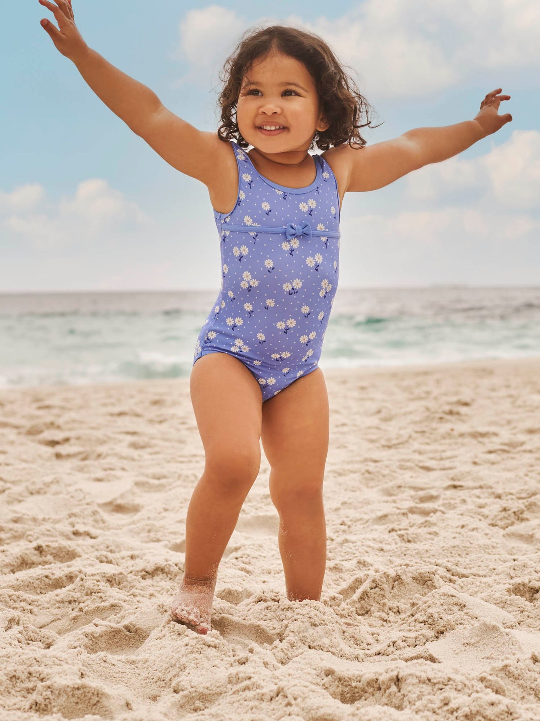 Daisy Girls' Daisy Print Swimsuit - Image 2 of 5