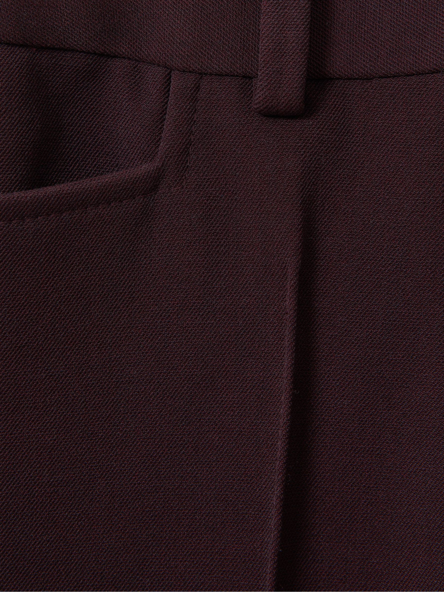 Flared Suit Trousers in Berry - Image 5 of 5