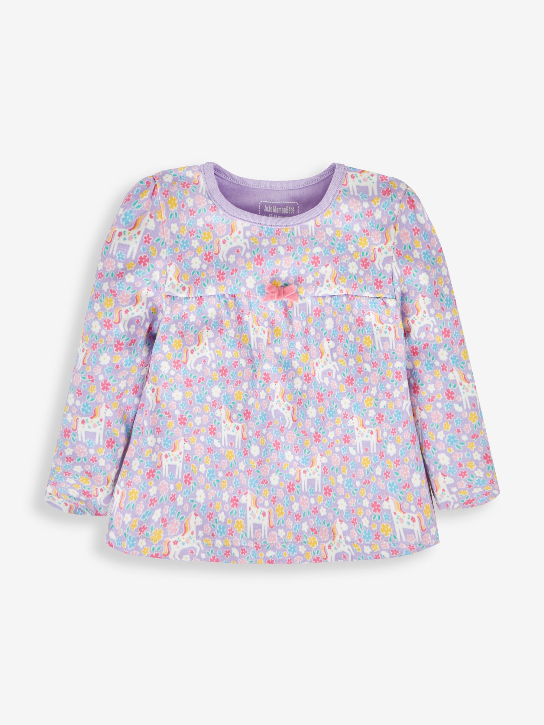 Lilac Girls' Unicorn Jersey Pyjamas - Image 5 of 9