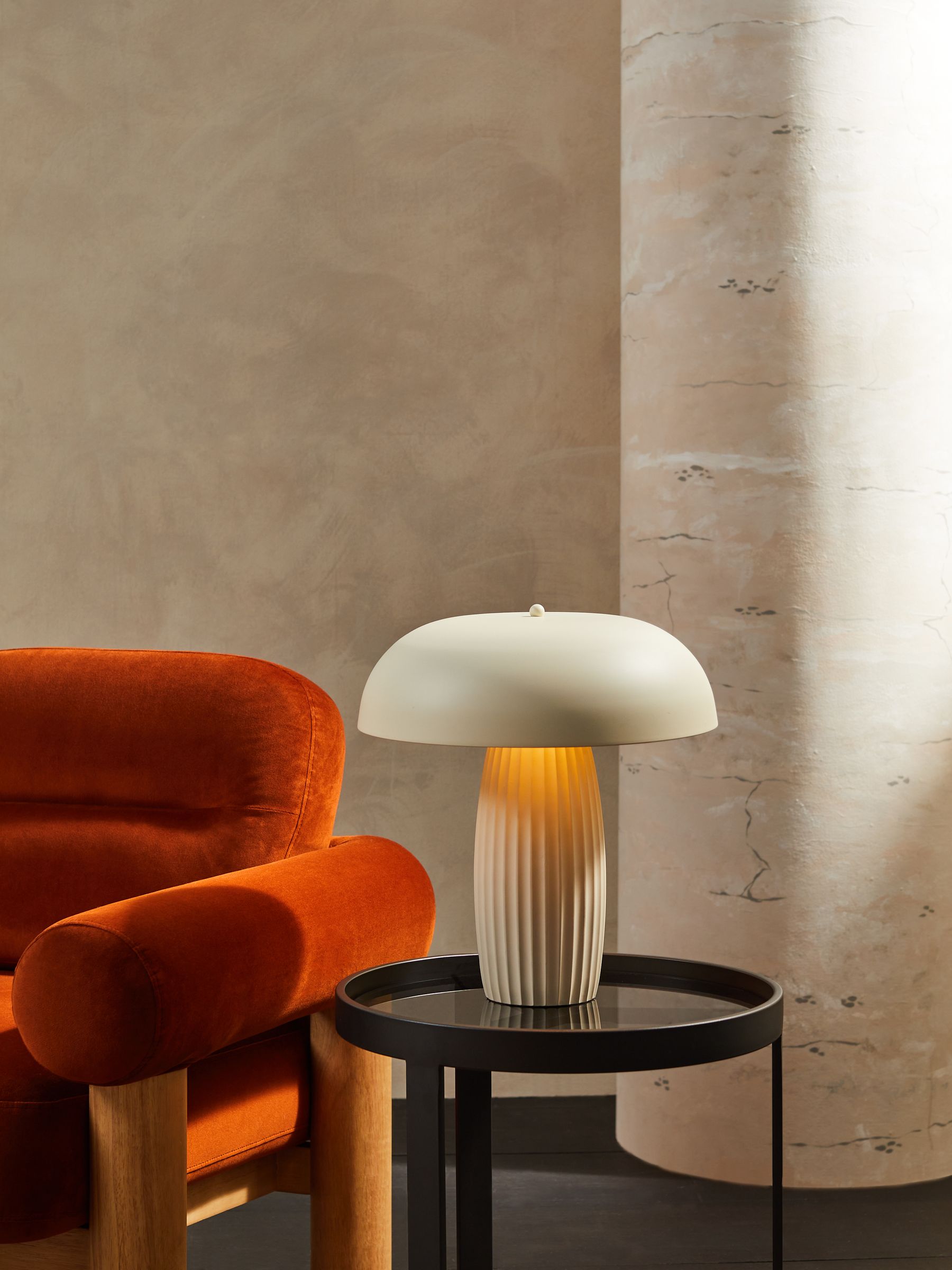 Eliya Table Lamp in White - Image 1 of 4