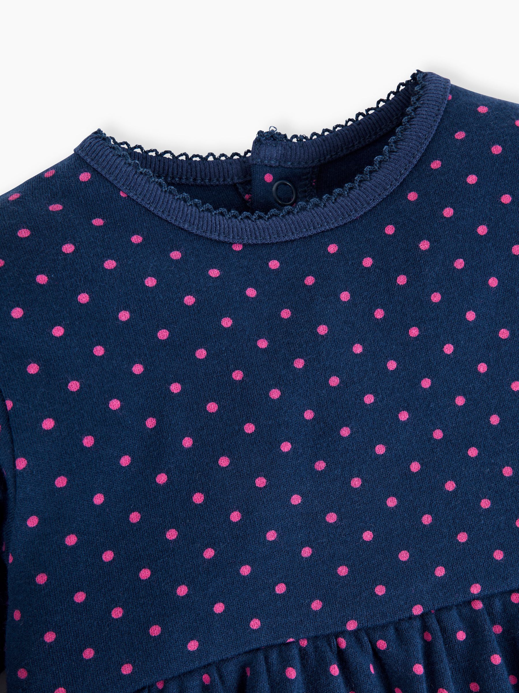 Navy Blue Spot Dress - Image 2 of 3