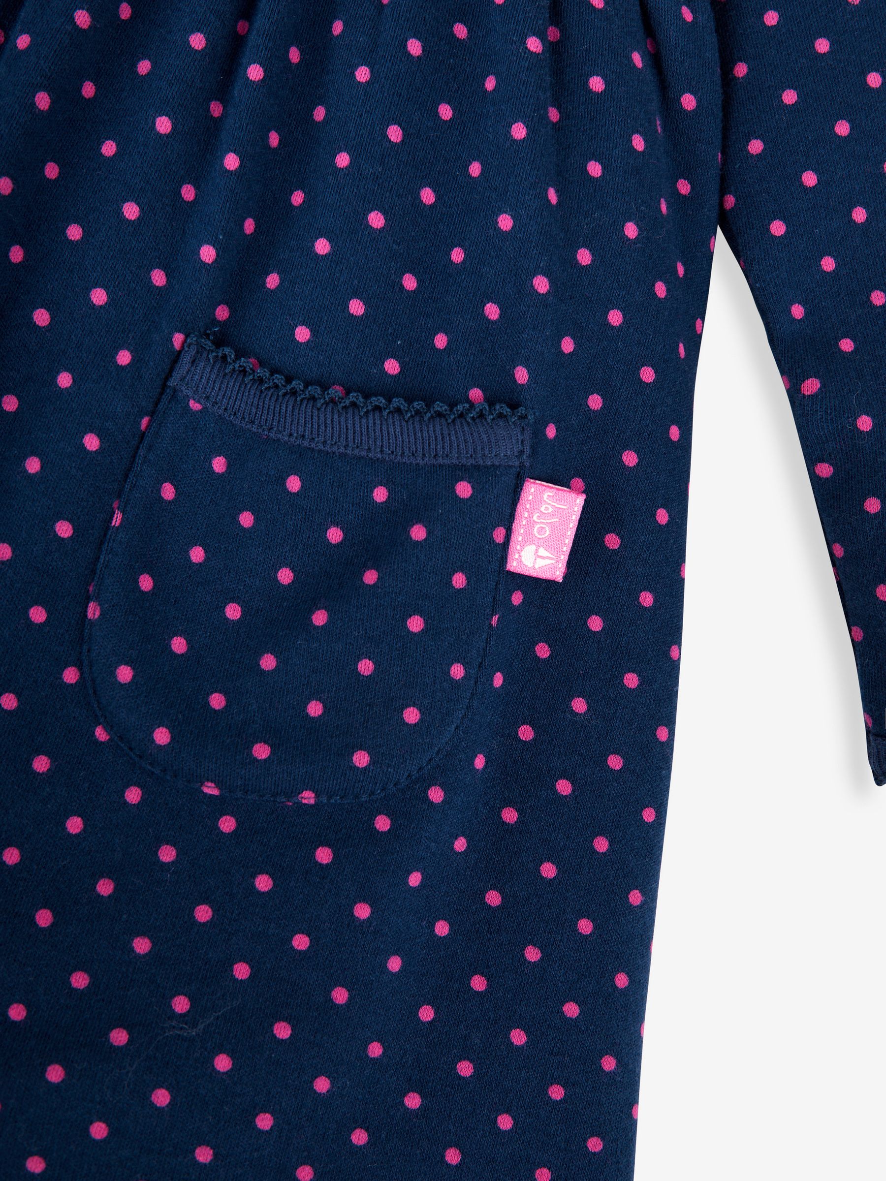 Navy Blue Spot Dress - Image 3 of 3