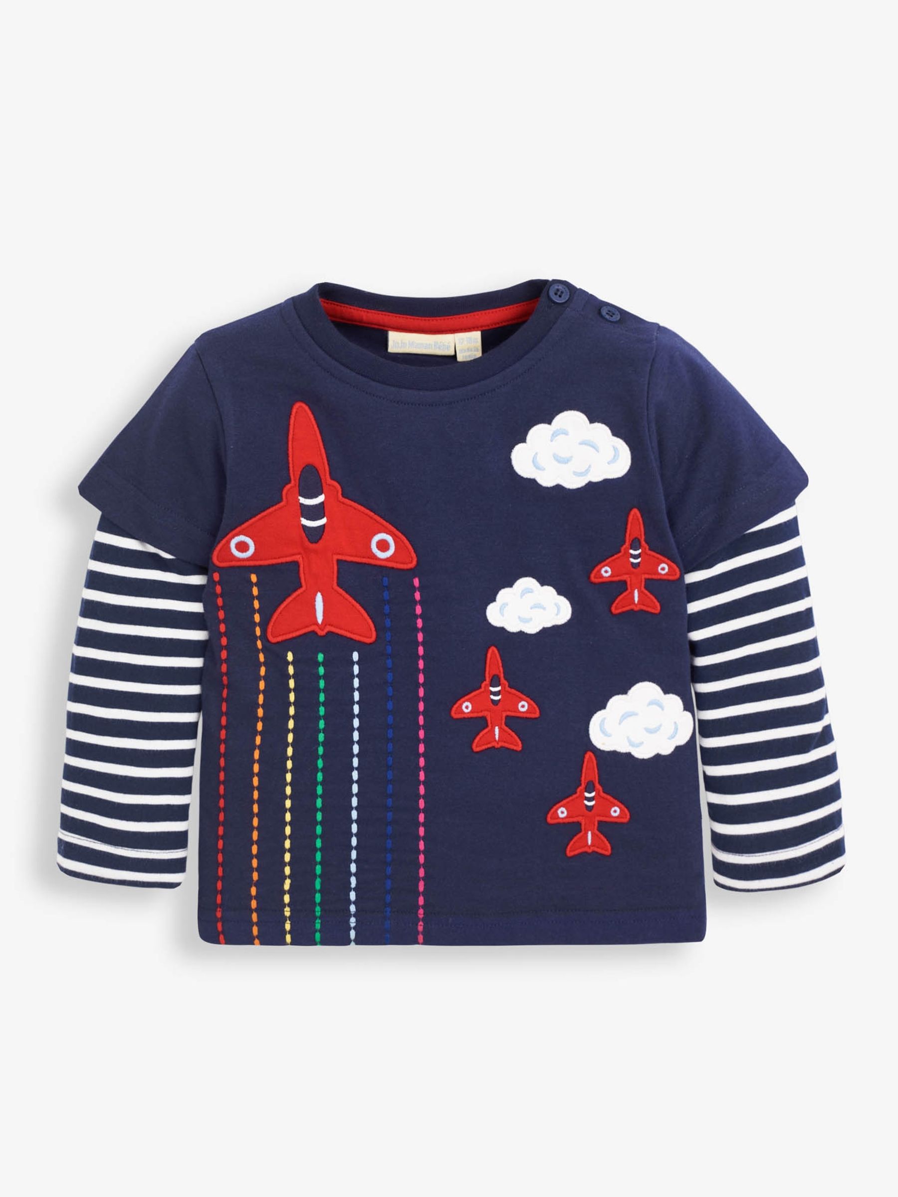 Navy Kids Red Arrows Appliqué Top - Image 1 of 3