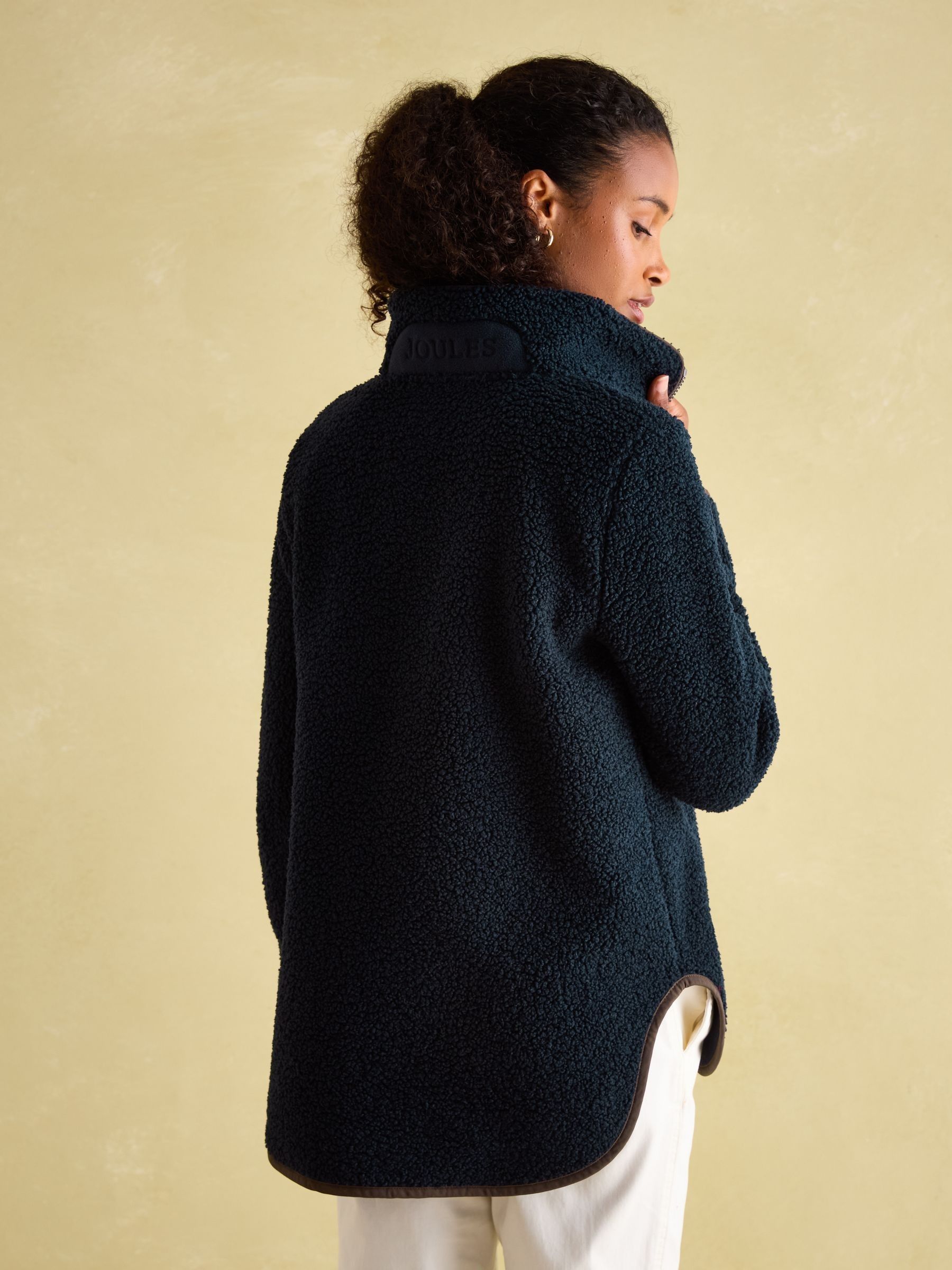 Aldeburgh Navy Quarter Zip Fleece - Image 2 of 7