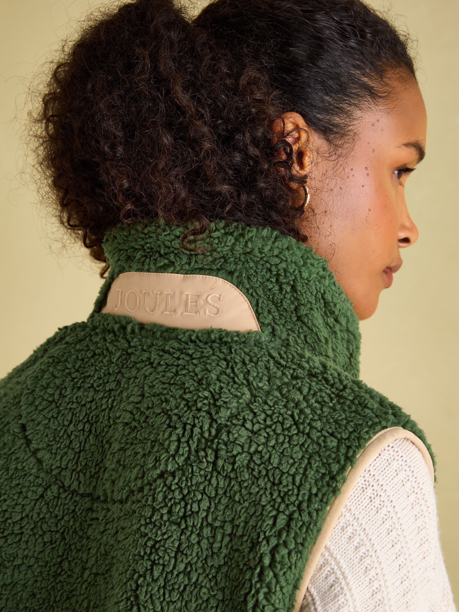 Mallory Green Fleece Gilet - Image 6 of 8