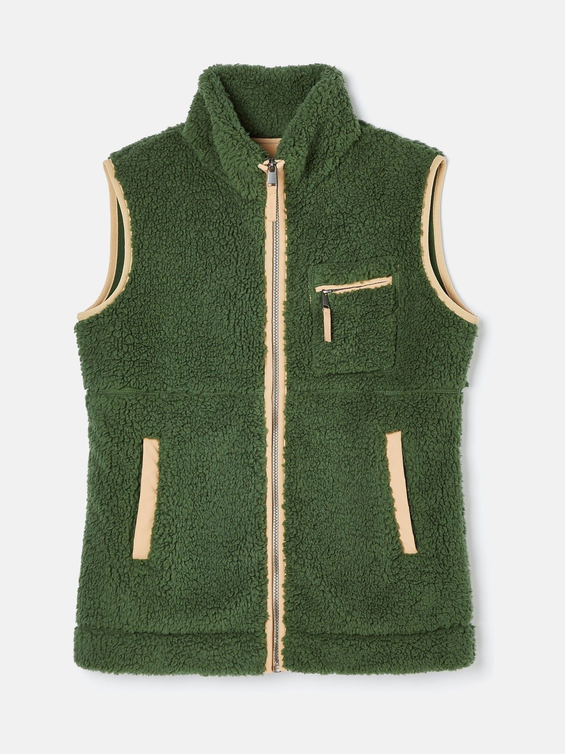 Mallory Green Fleece Gilet - Image 8 of 8