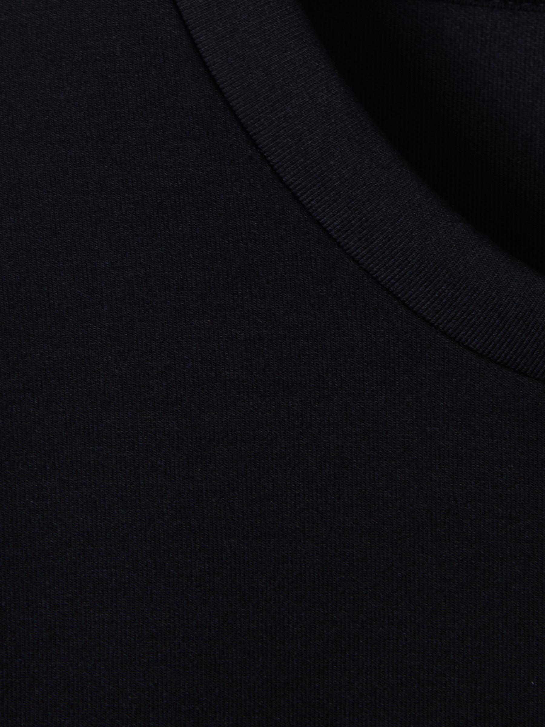 Interlock Jersey Crew Neck T-Shirt in Navy - Image 2 of 6