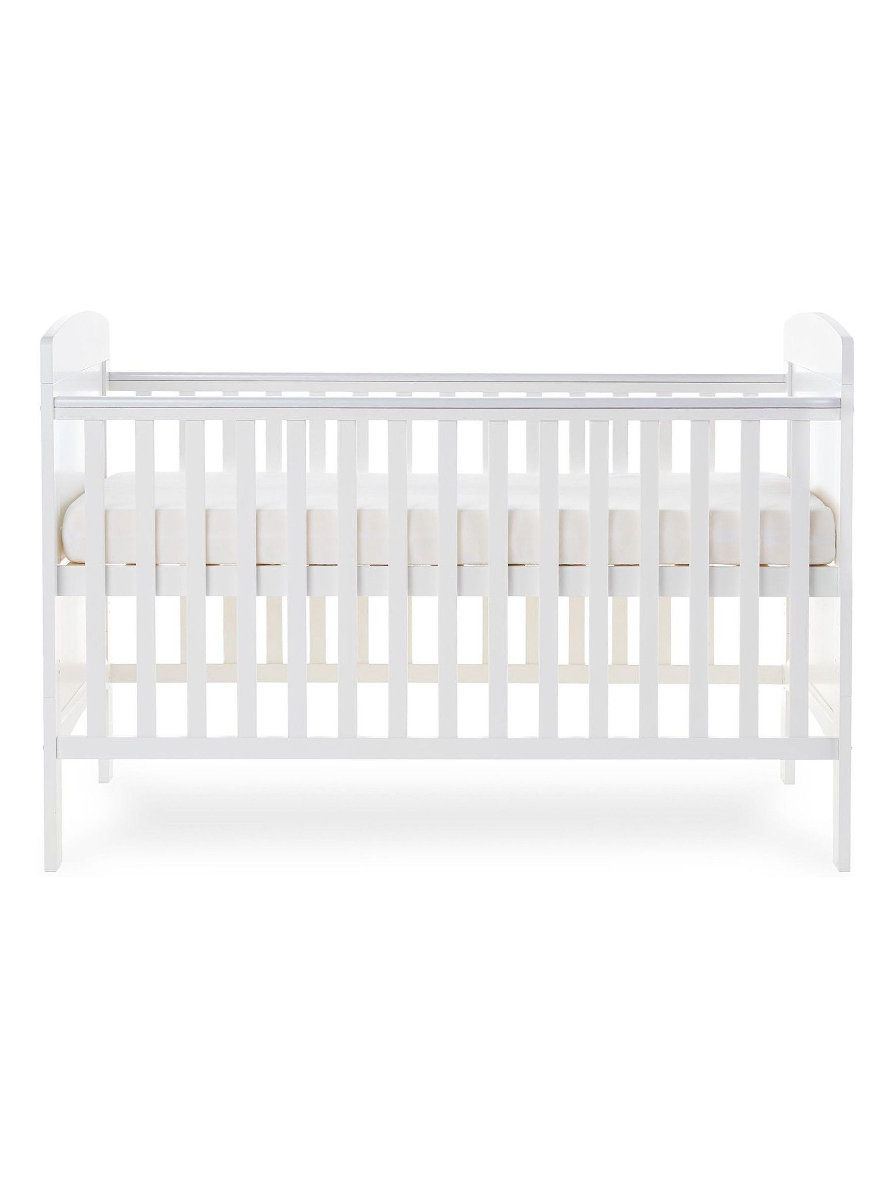 Obaby Grace White Regular Cot Bed - Image 3 of 7