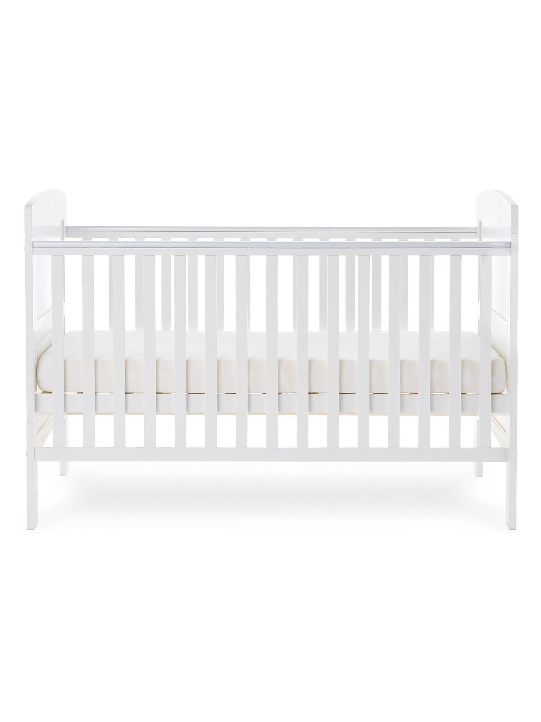 Obaby Grace White Regular Cot Bed - Image 4 of 7