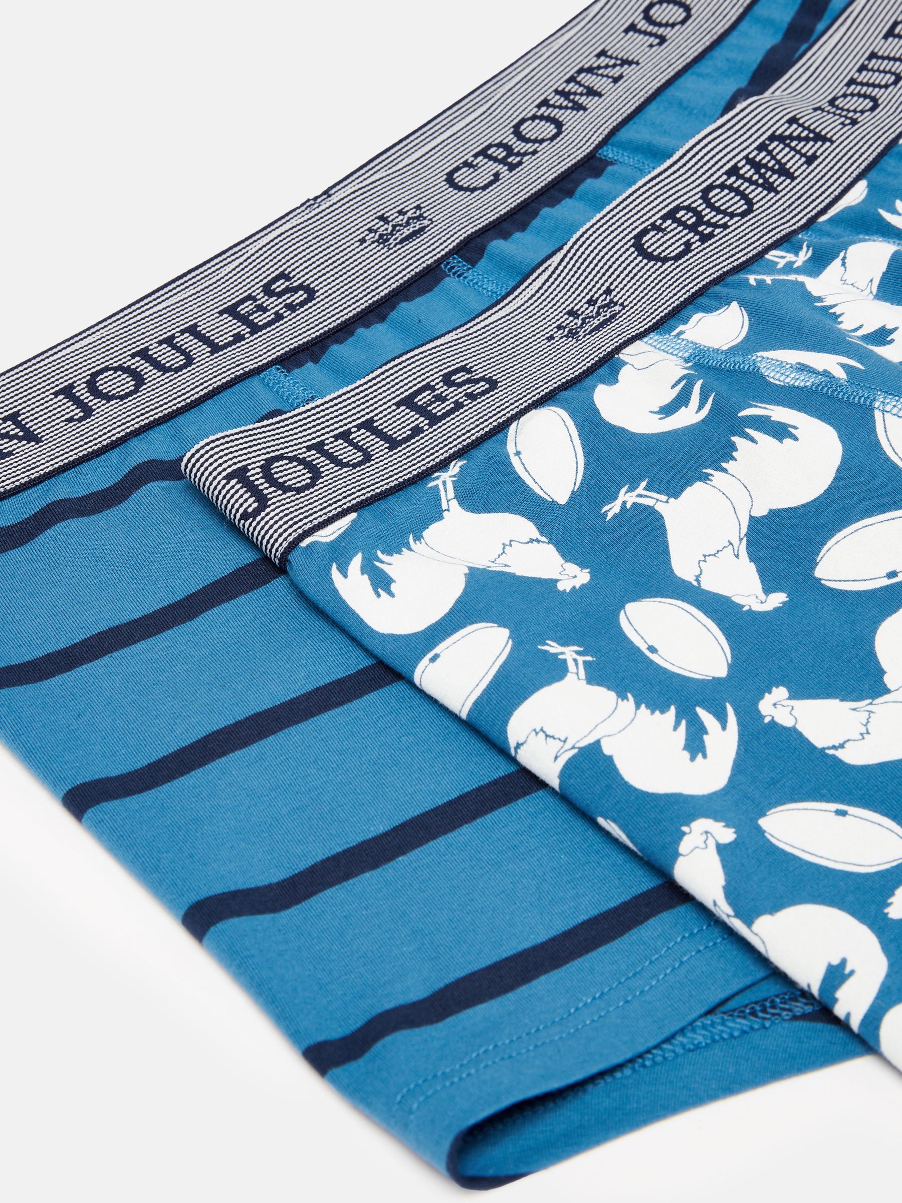 Crown Joules Cock and Balls Cotton Boxer Briefs (2 Pack) - Image 4 of 4