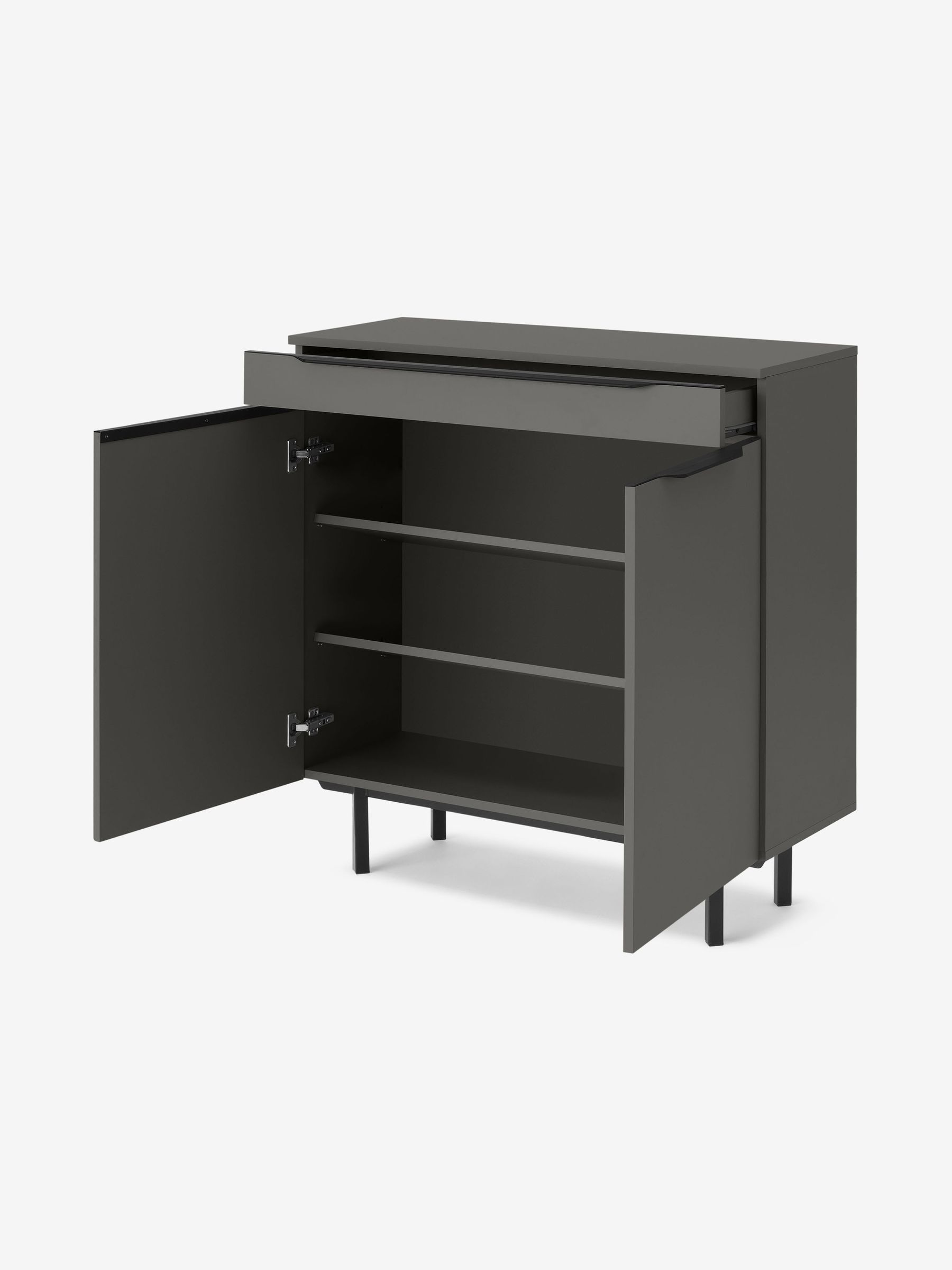 Damien Shoes Storage in Graphite Grey - Image 2 of 3