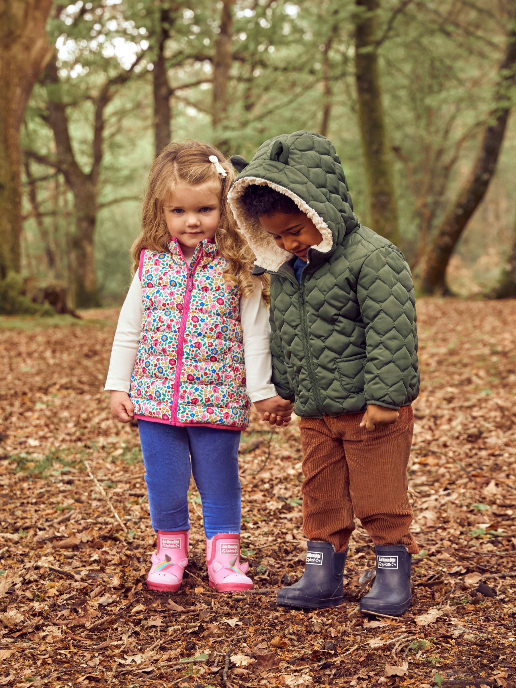 Fuchsia Floral Puffer Gilet - Image 4 of 6