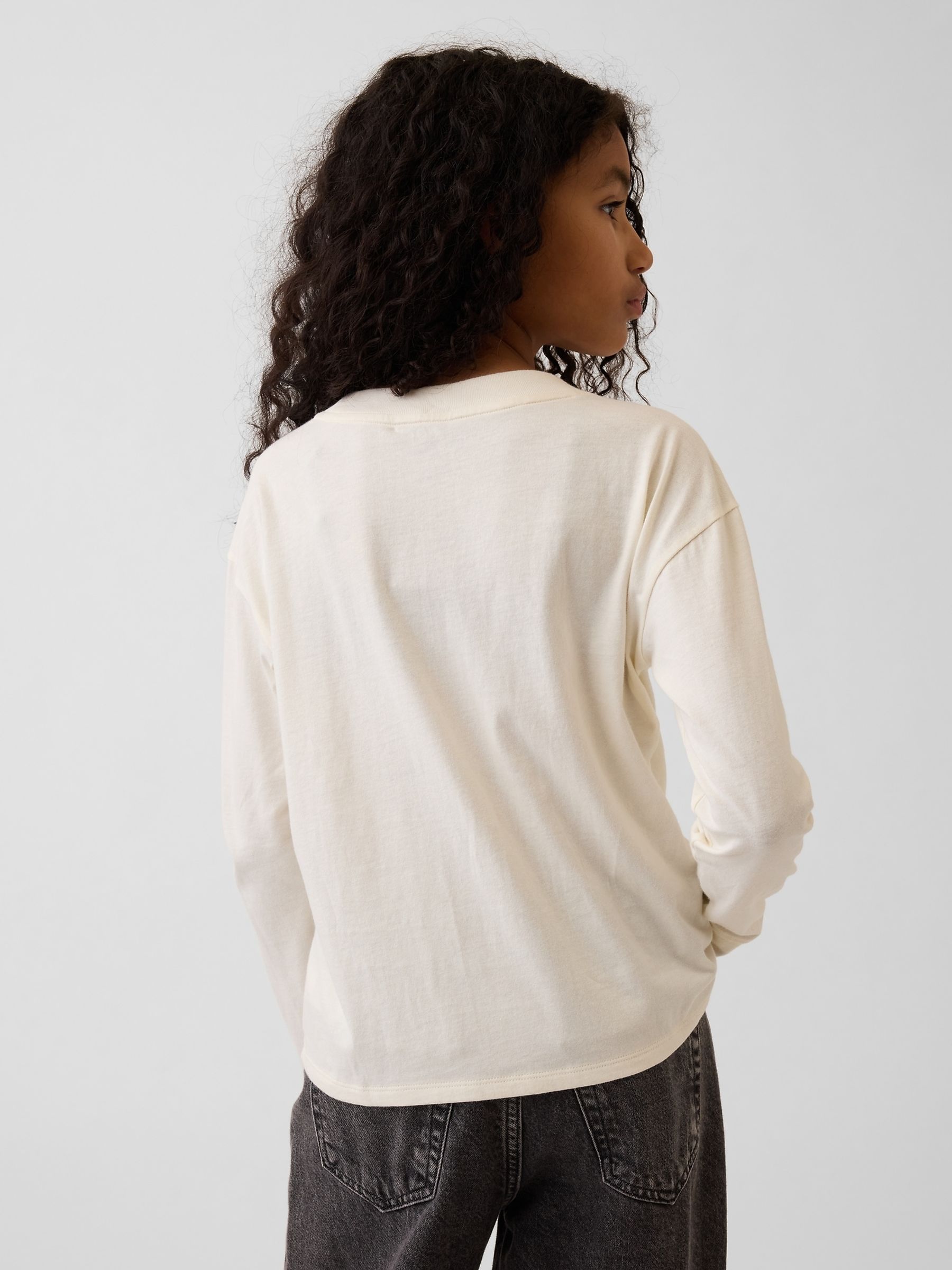 White Cinderella Oversized Flip-Sequin Graphic T-Shirt - Image 2 of 4
