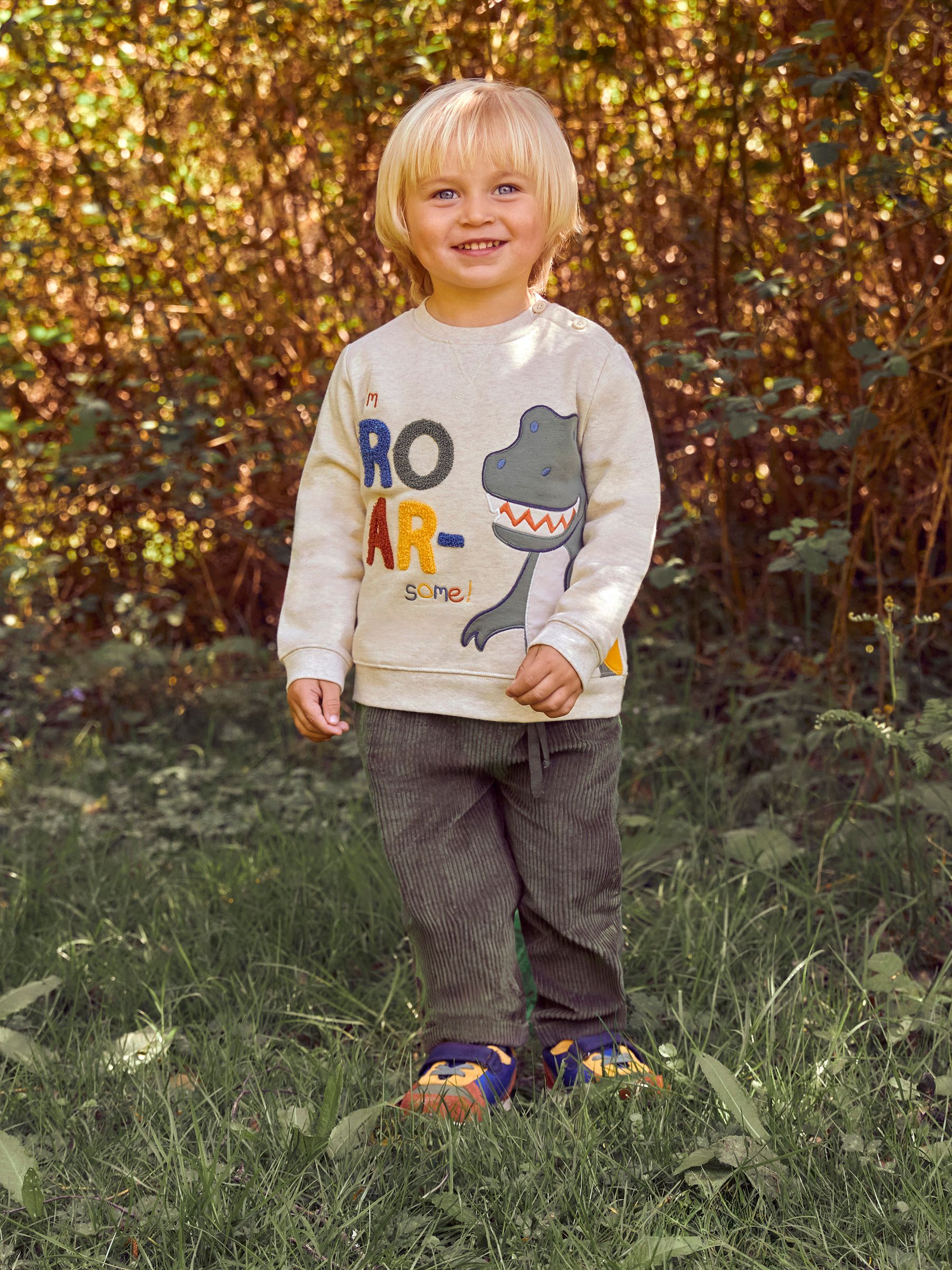 Natural T-Rex Appliqué Sweatshirt - Image 1 of 5