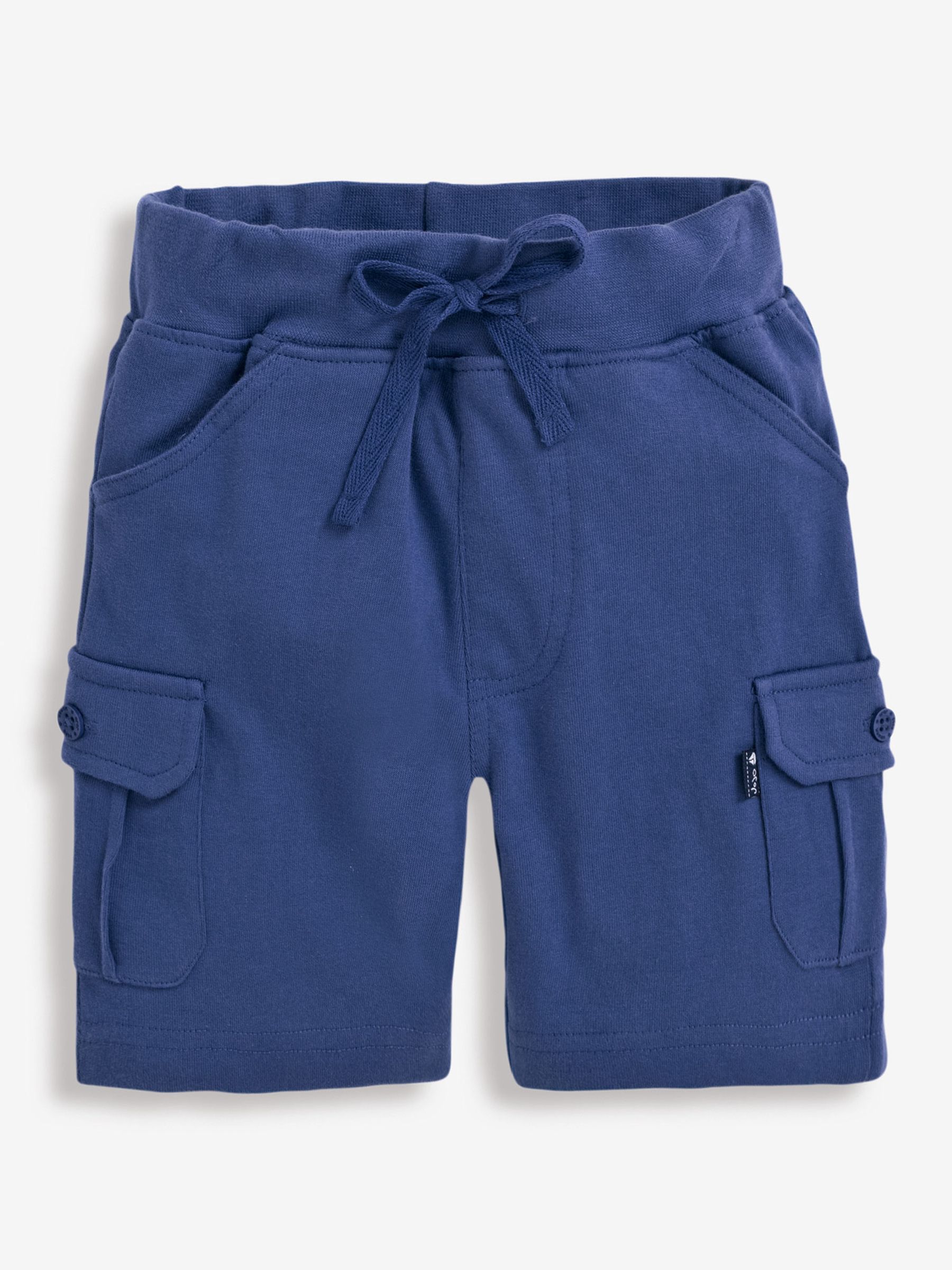 Indigo Jersey Cargo Shorts - Image 1 of 1