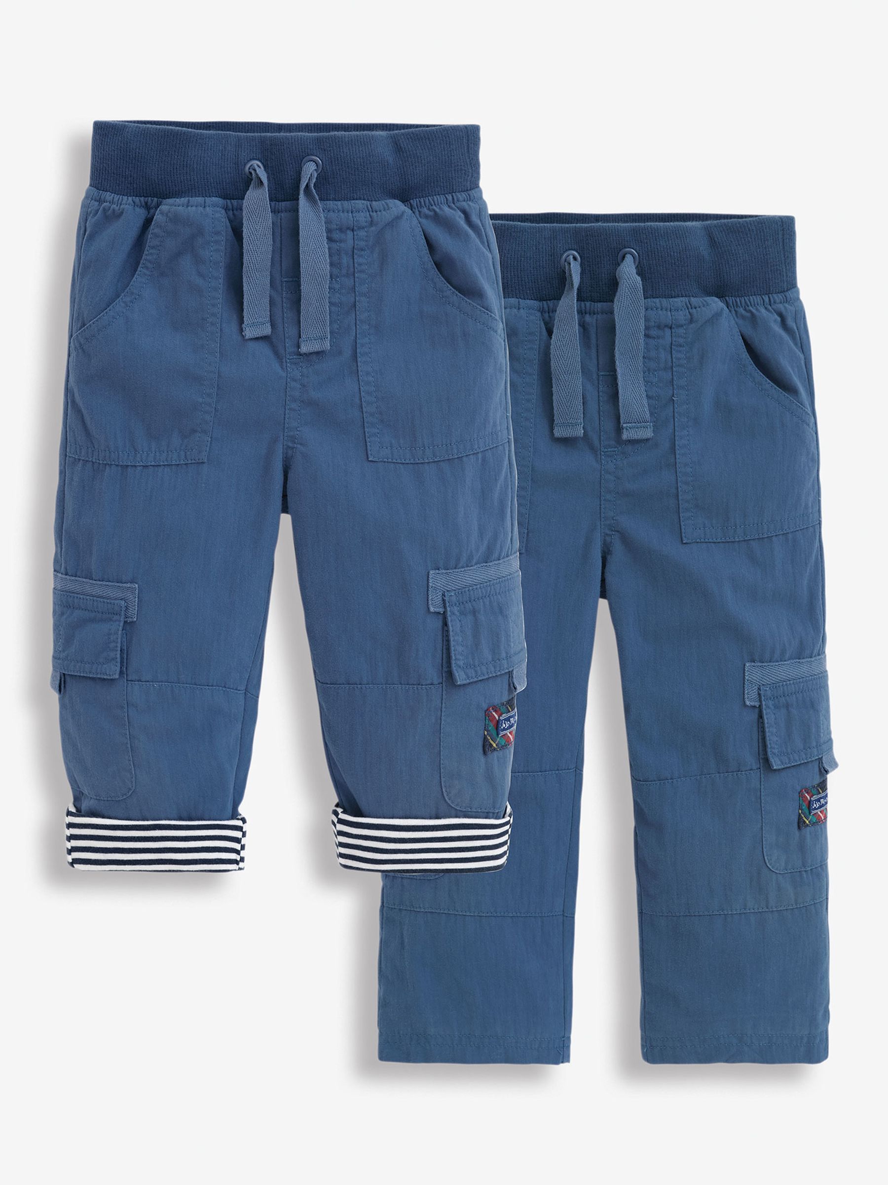 Indigo Jersey Lined Utility Trousers - Image 1 of 2