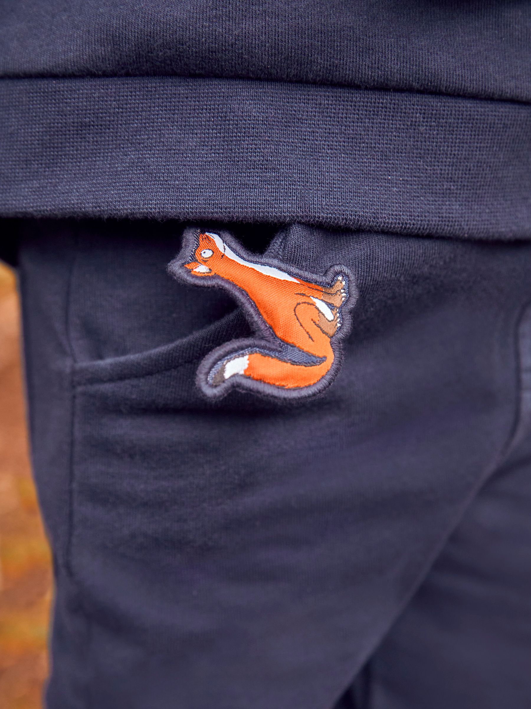 Navy Kids' The Gruffalo Appliqué Sweatshirt & Joggers With Pet In Pocket Set - Image 10 of 10