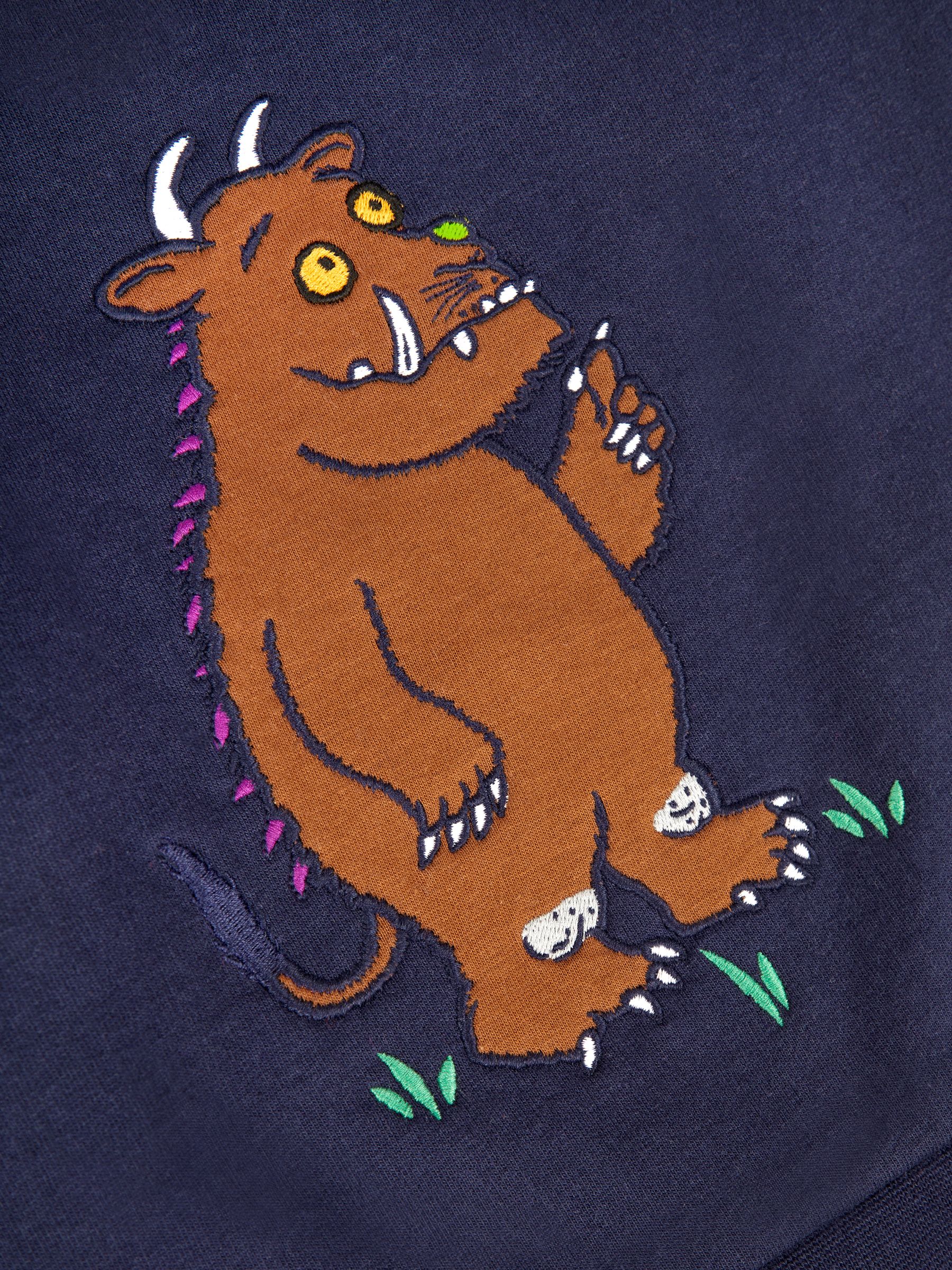 Navy Kids' The Gruffalo Appliqué Sweatshirt & Joggers With Pet In Pocket Set - Image 8 of 10