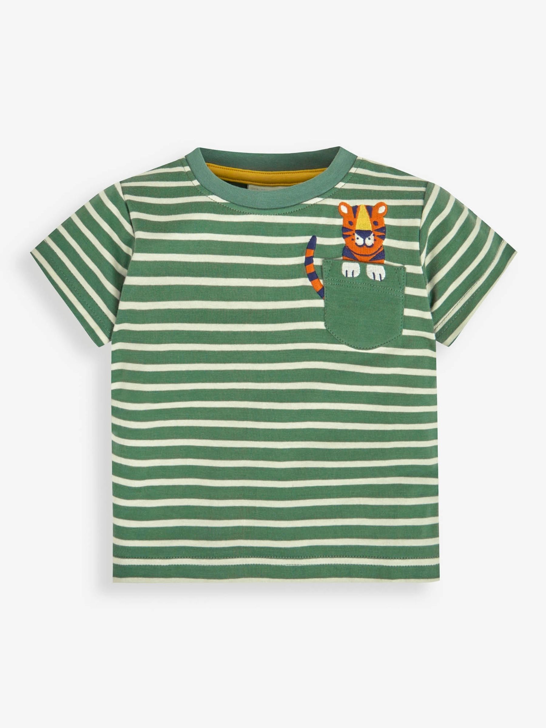 Khaki Tiger Pocket T-Shirt - Image 4 of 6